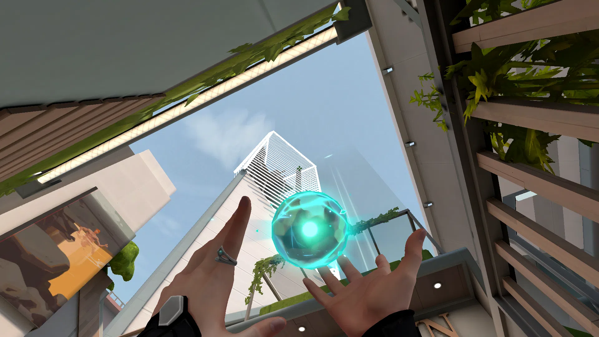Sage Slow Orb on Split Attack Site A — step 2 of 3: Aim — line up the shot