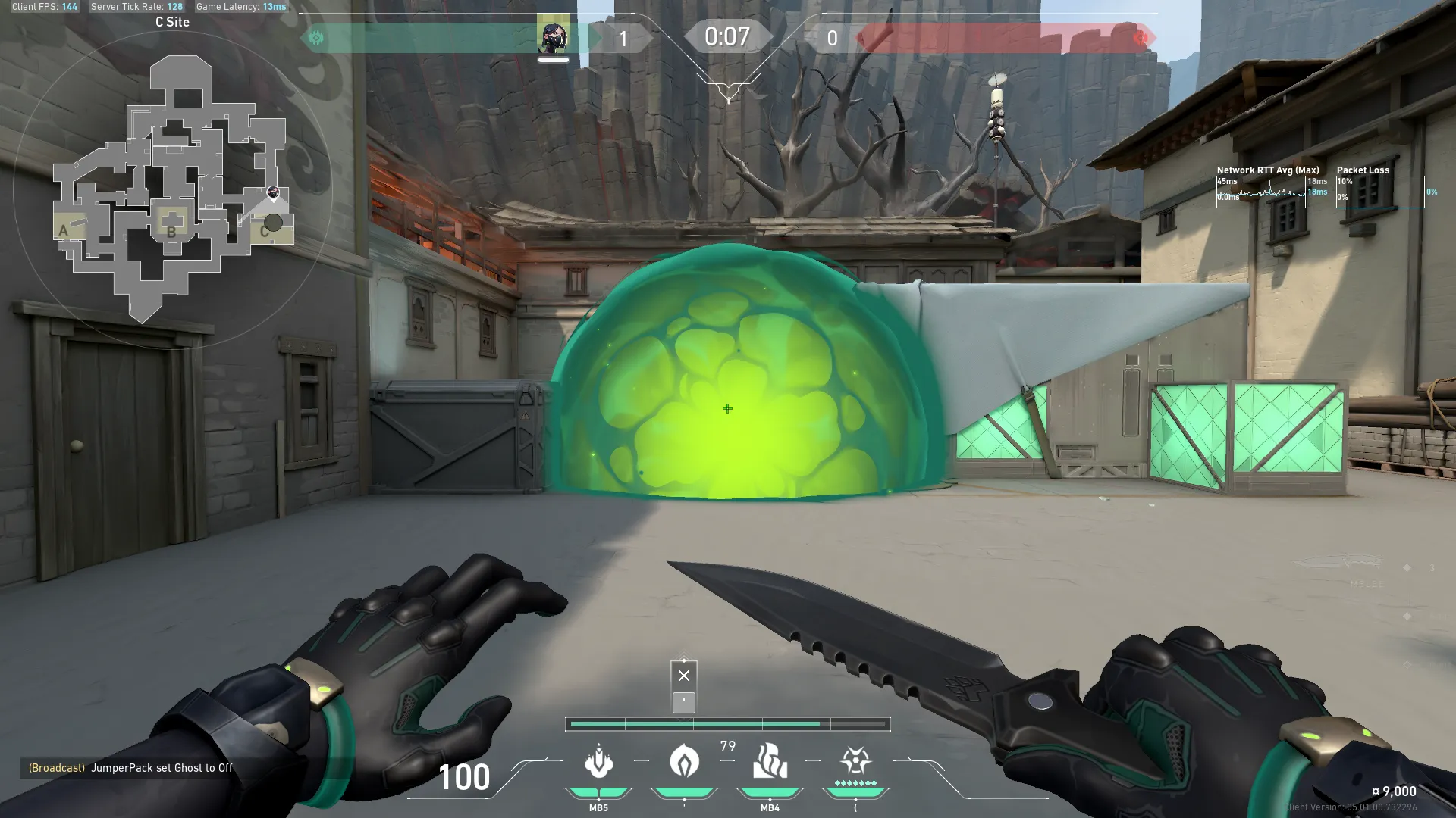 Viper Poison Cloud on Haven Attack Site C — step 3 of 3: Result