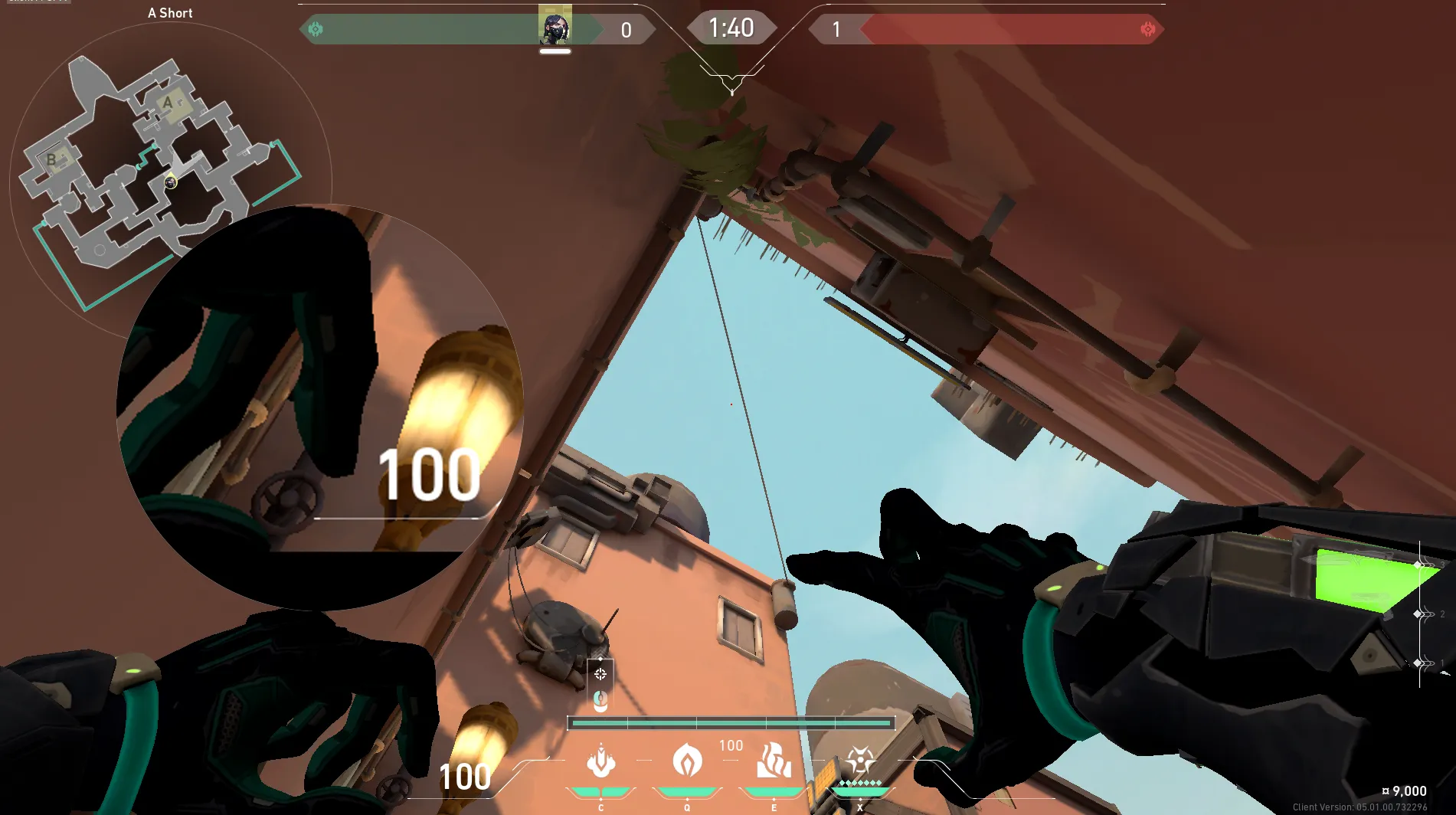 Viper Snake Bite on Bind Attack Site A — step 2 of 3: Aim — line up the shot