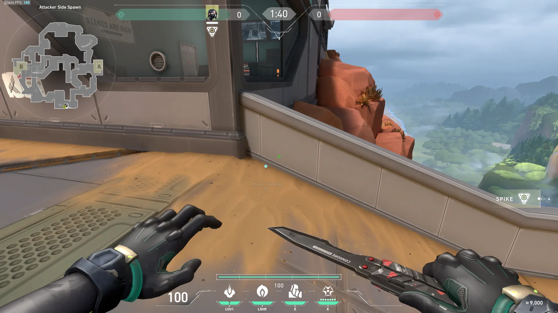 A Main Viper Smoke From Attacker Spawn — Viper lineup on Fracture