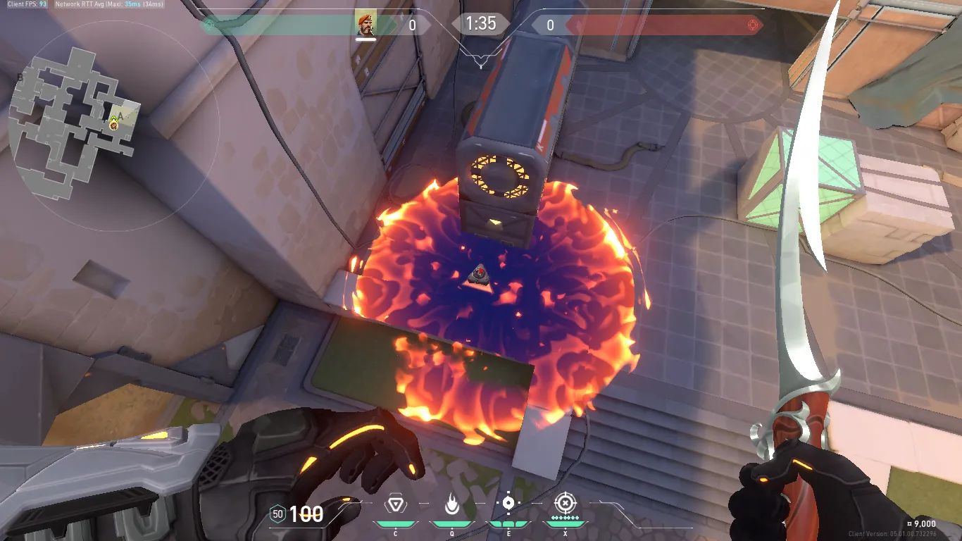 Brimstone Incendiary on Ascent Defense Site A — step 4 of 4: Result