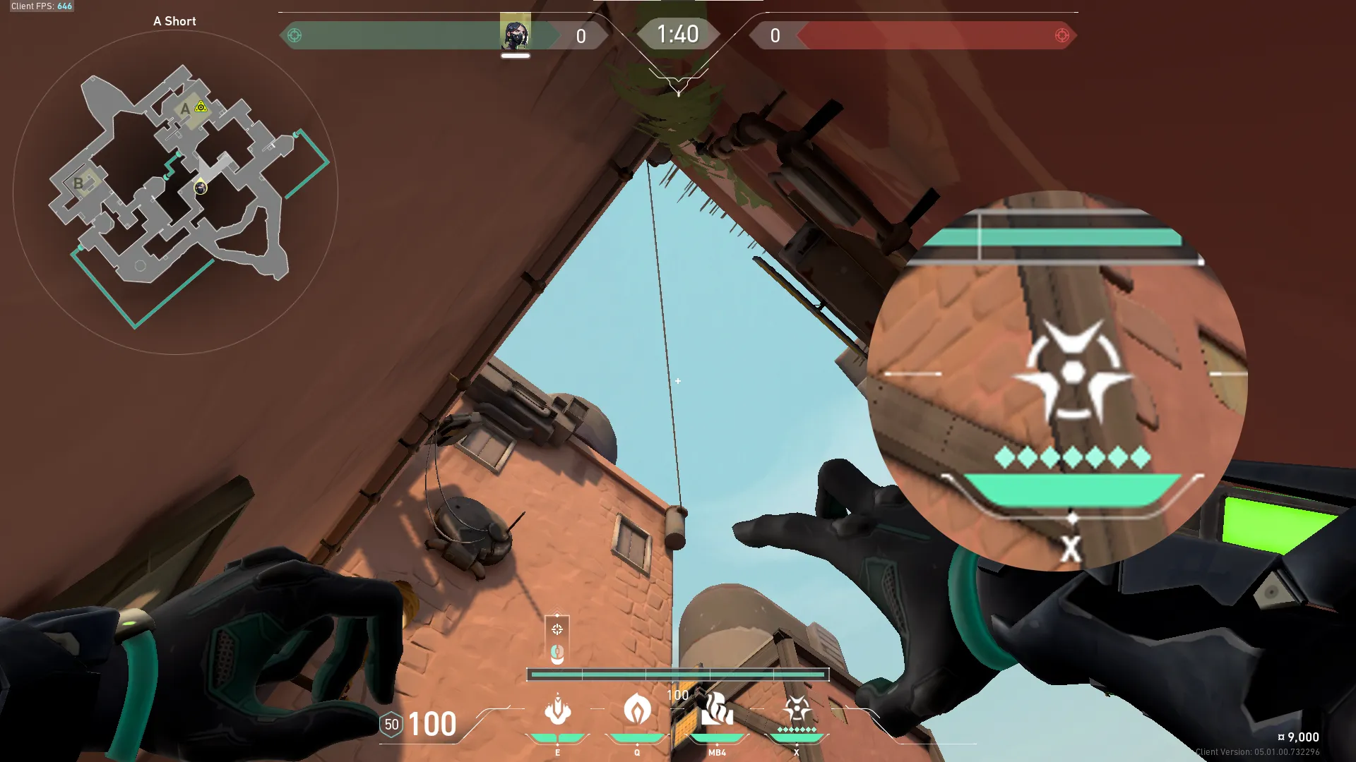 Viper Snake Bite on Bind Attack Site A — step 2 of 3: Aim — line up the shot