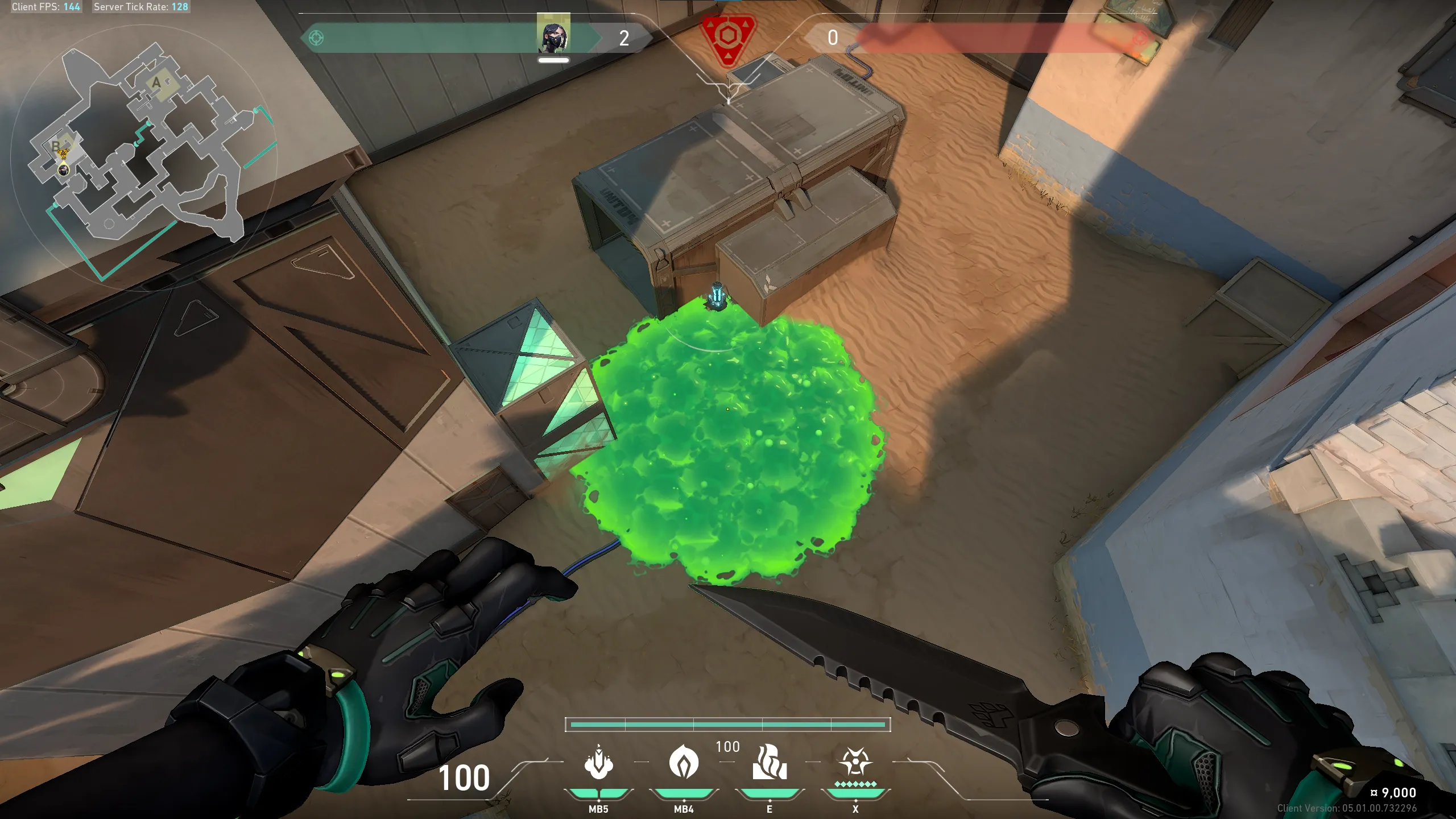 Viper Snake Bite on Bind Attack Site B — step 4 of 4: Result