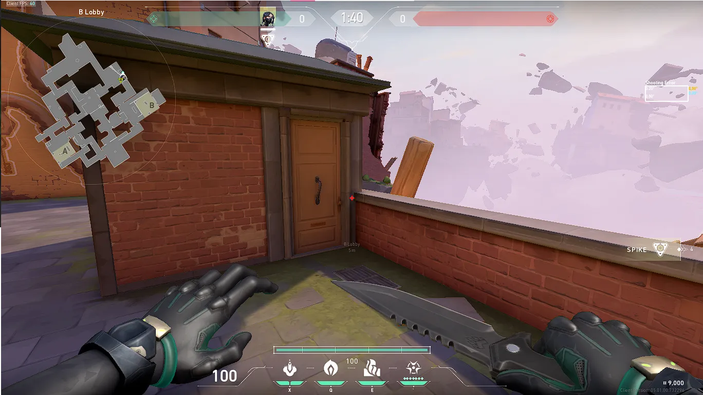 B Lobby to B Site Deafult Plant — Viper lineup on Ascent