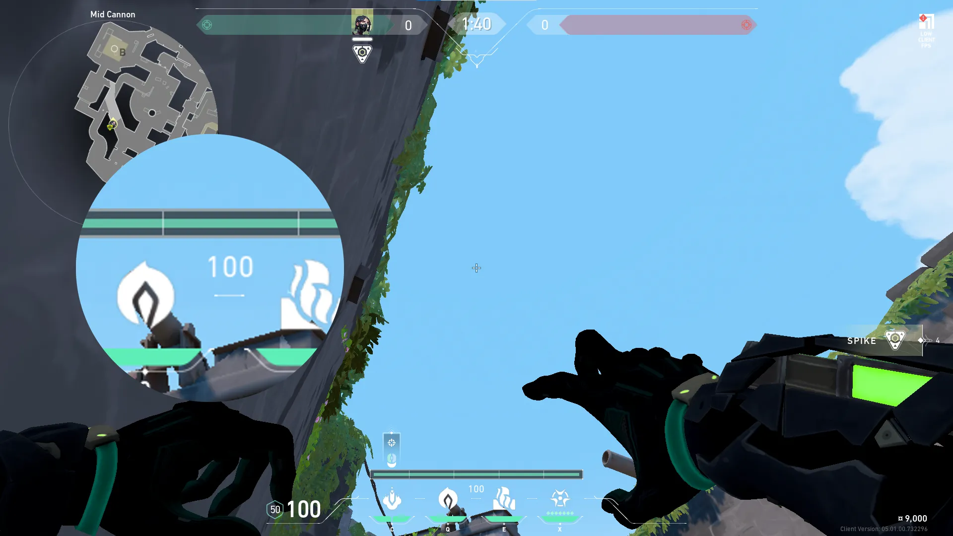 Viper Snake Bite on Breeze Attack Site B — step 2 of 3: Aim — line up the shot