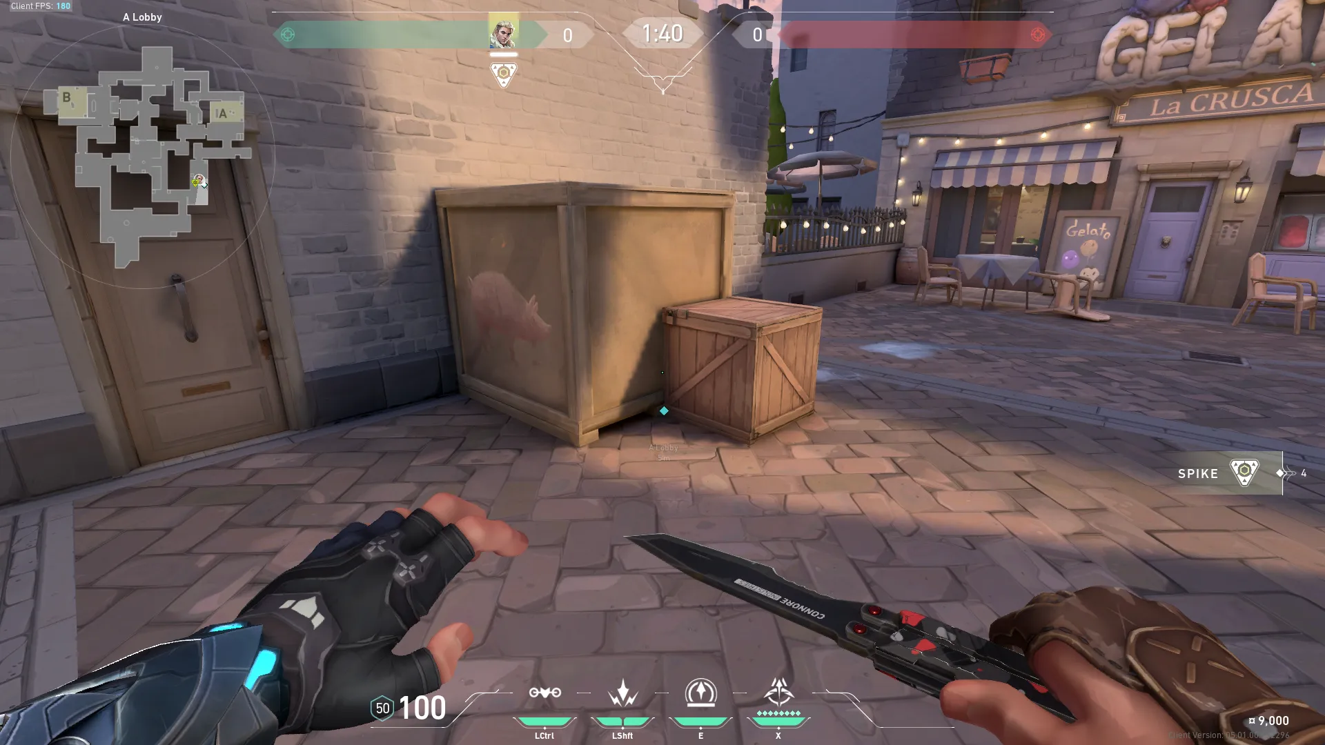 A Site Fast God Recon — Sova lineup on Ascent