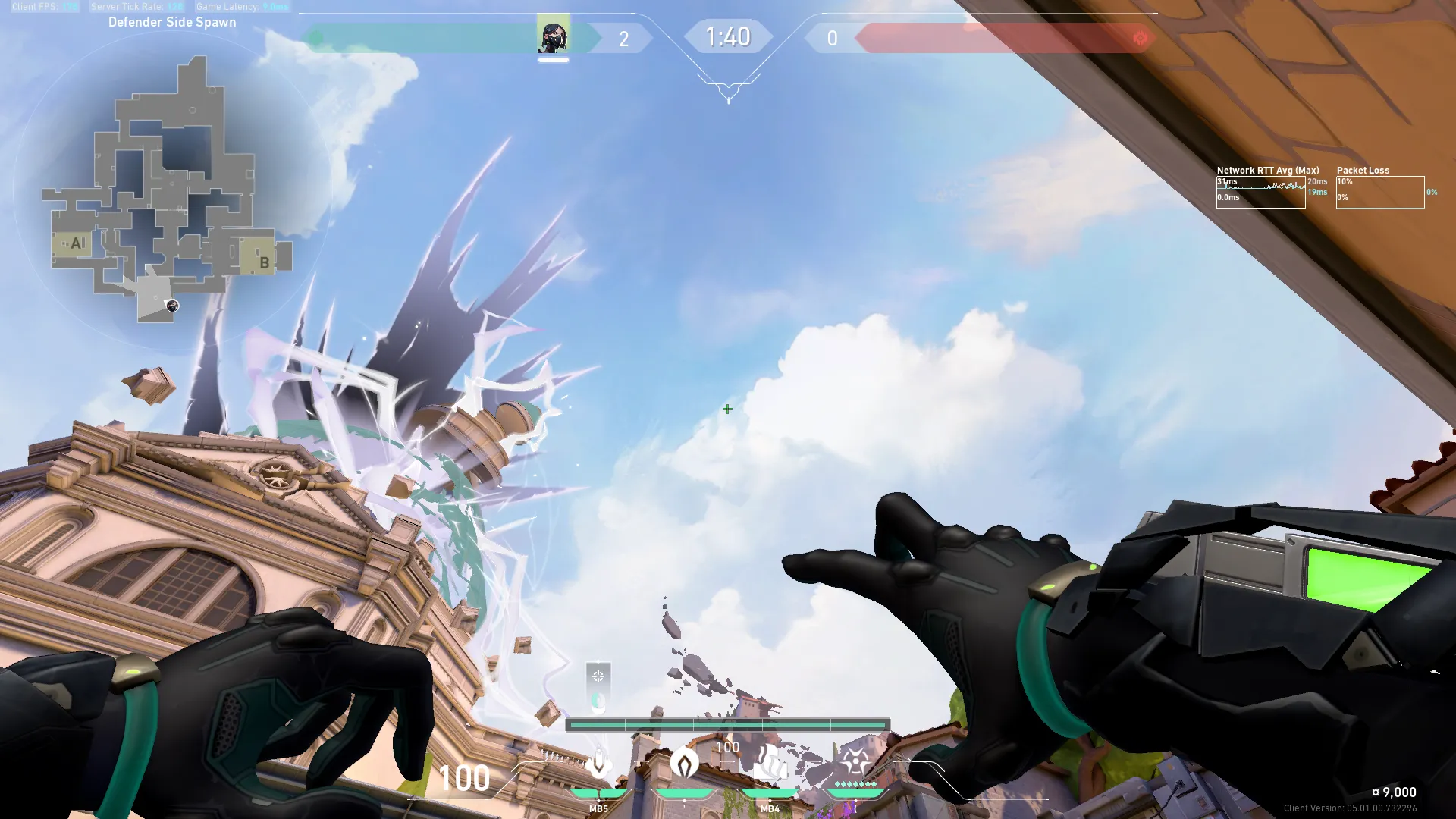 Viper Snake Bite on Ascent Defense Site A — step 2 of 3: Aim — line up the shot