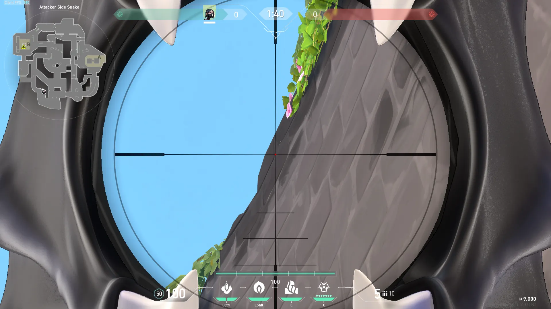Viper Snake Bite on Breeze Attack Site B — step 2 of 3: Aim — line up the shot