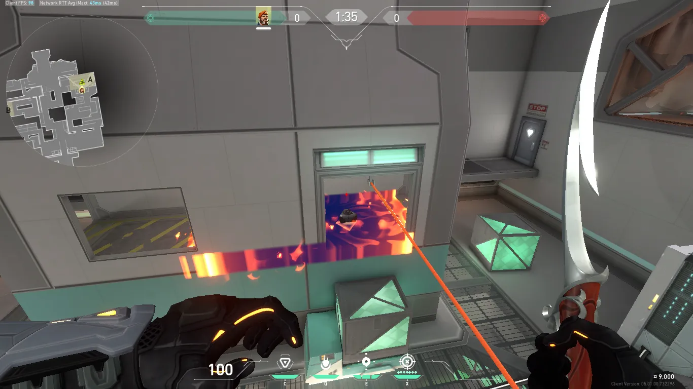 Brimstone Incendiary on Icebox Attack Site A — step 4 of 4: Result