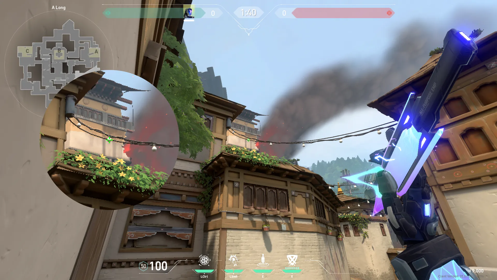 KAY/O Zero_Point on Haven Attack Site A — step 2 of 4: Aim — line up the shot