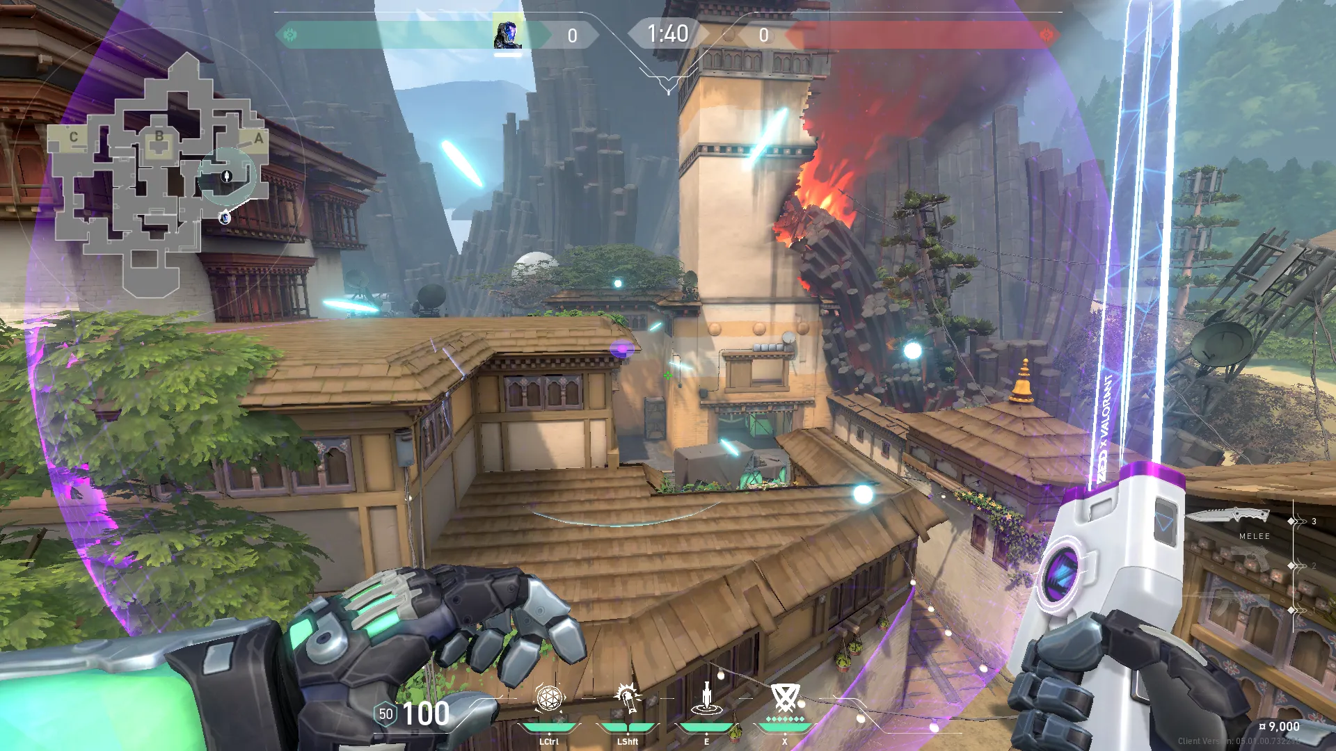 KAY/O Zero_Point on Haven Attack Site A — step 3 of 4: Aim — line up the shot
