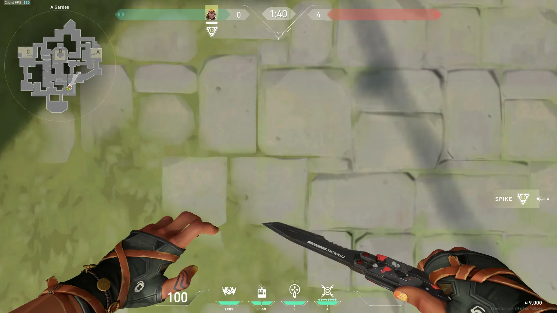 Pre-round Boombot to Clear A Short — Raze lineup on Haven