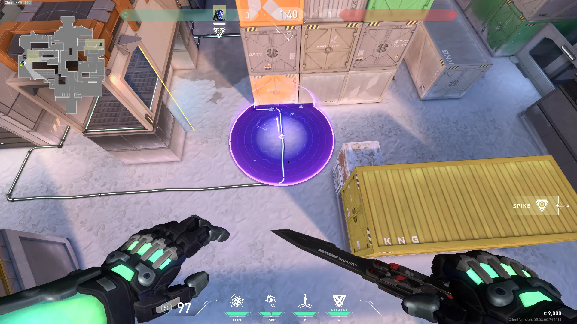 KAY/O Frag_Ment on Icebox Defense Site B — step 3 of 3: Result
