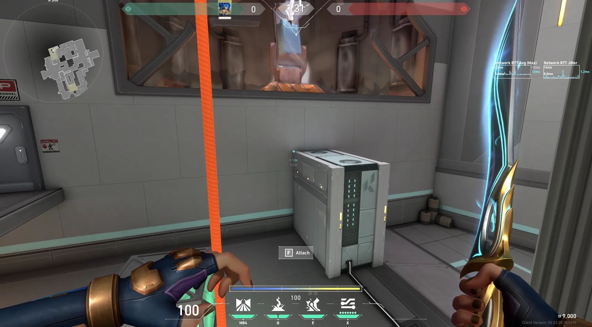Early Stun for a Belt. (defense) — Neon lineup on Icebox