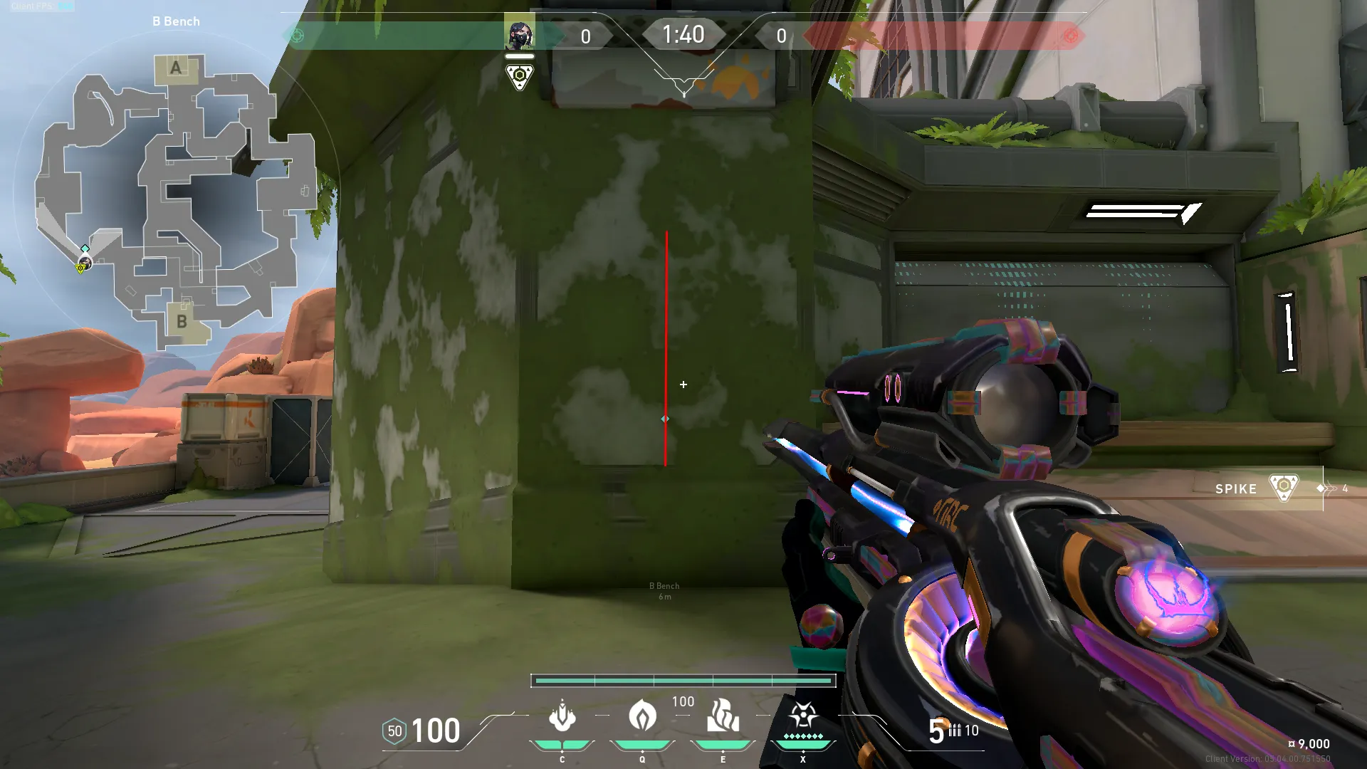 Viper Default Molly for B Site for Attackers — Viper lineup on Fracture
