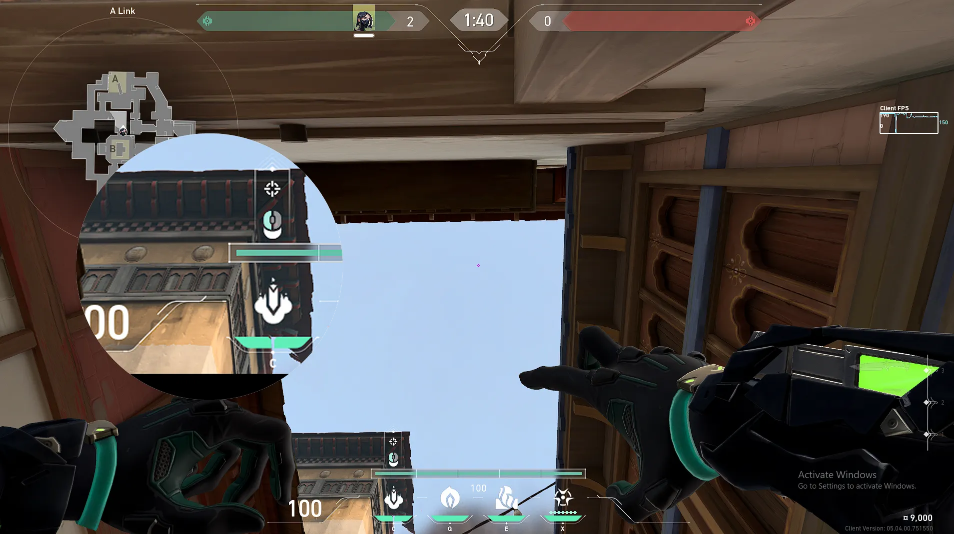 Viper Snake Bite on Haven Attack Site A — step 2 of 3: Aim — line up the shot