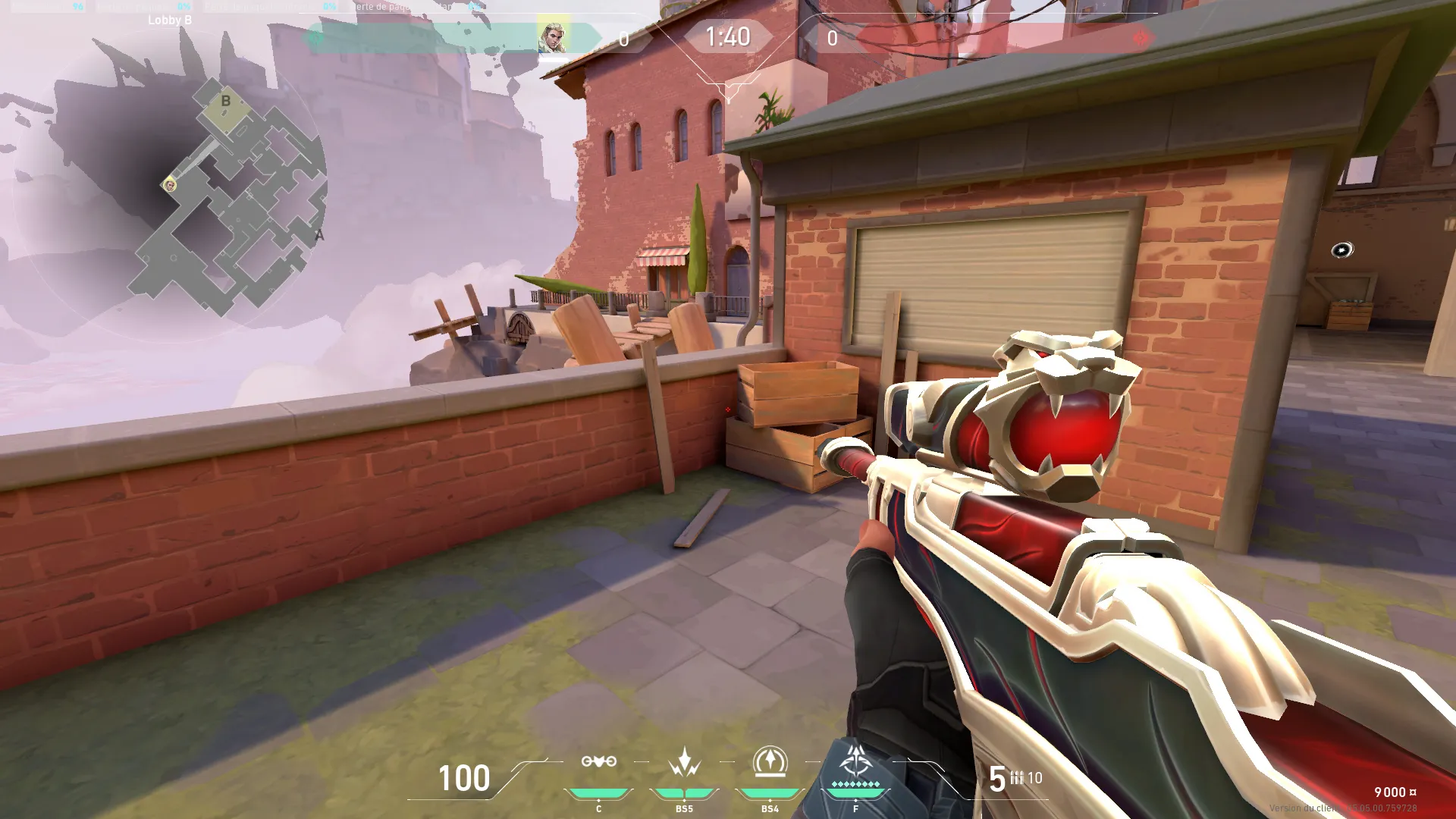 Fake Recon ON A — Sova lineup on Ascent