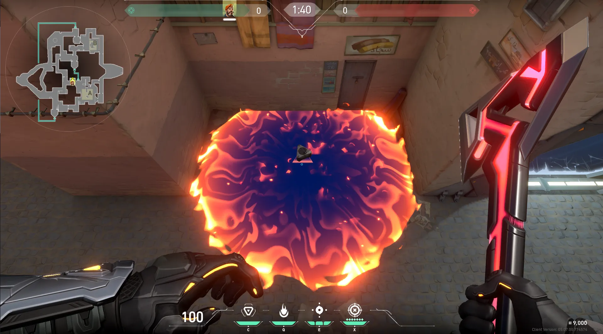 Brimstone Incendiary on Bind Defense Site A — step 3 of 3: Result
