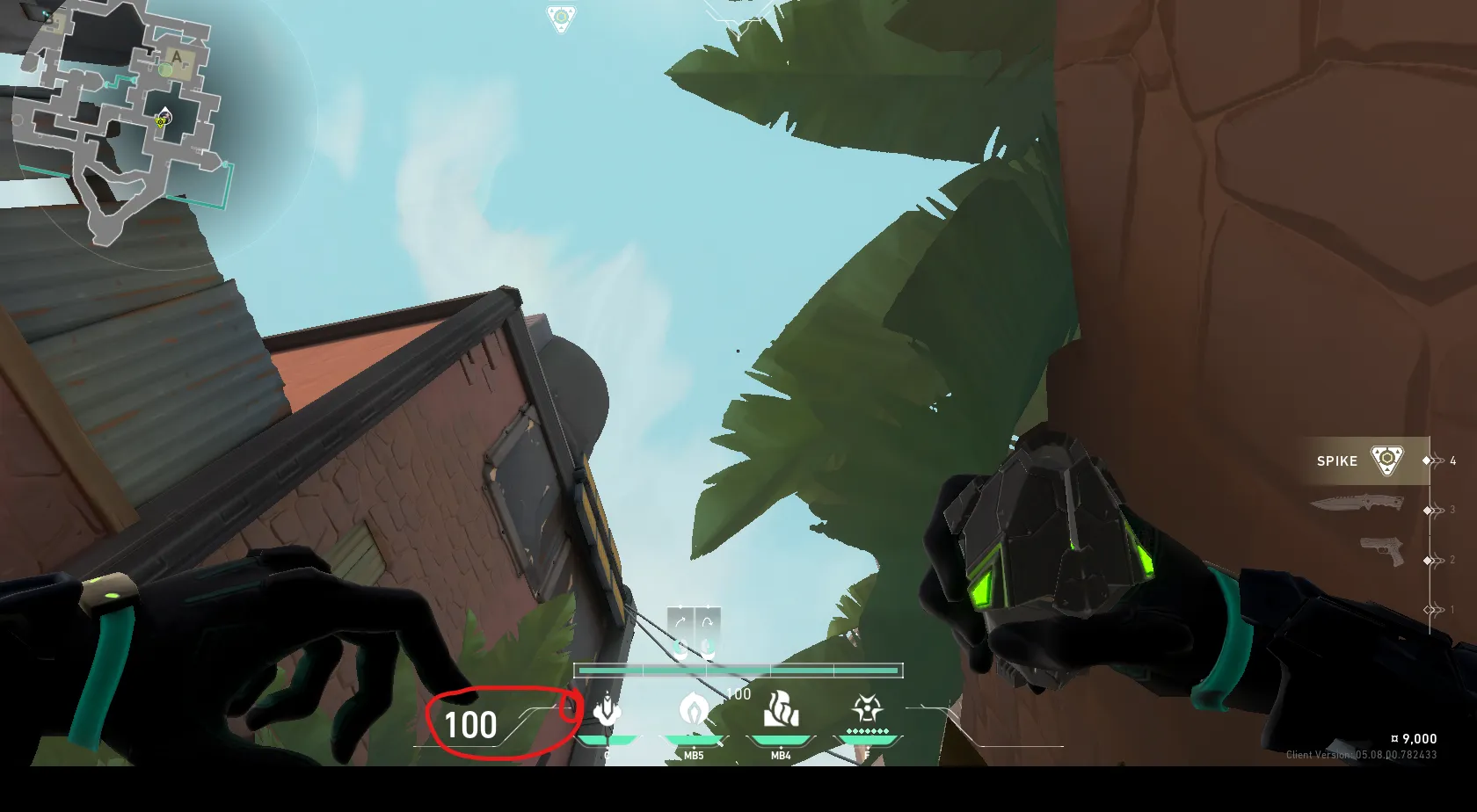 Viper Poison Cloud on Bind Attack Site A — step 2 of 3: Aim — line up the shot