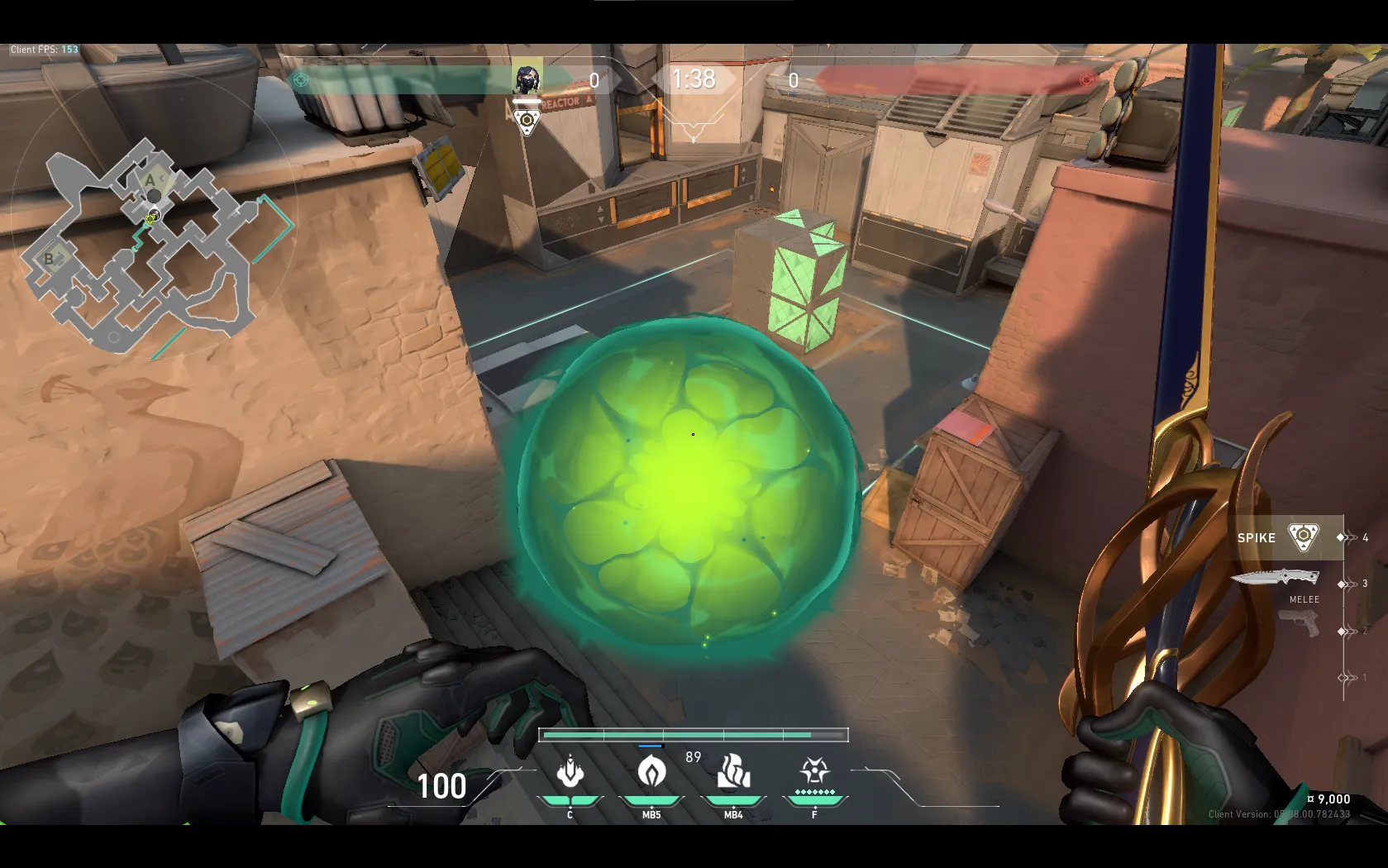 Viper Poison Cloud on Bind Attack Site A — step 3 of 3: Result