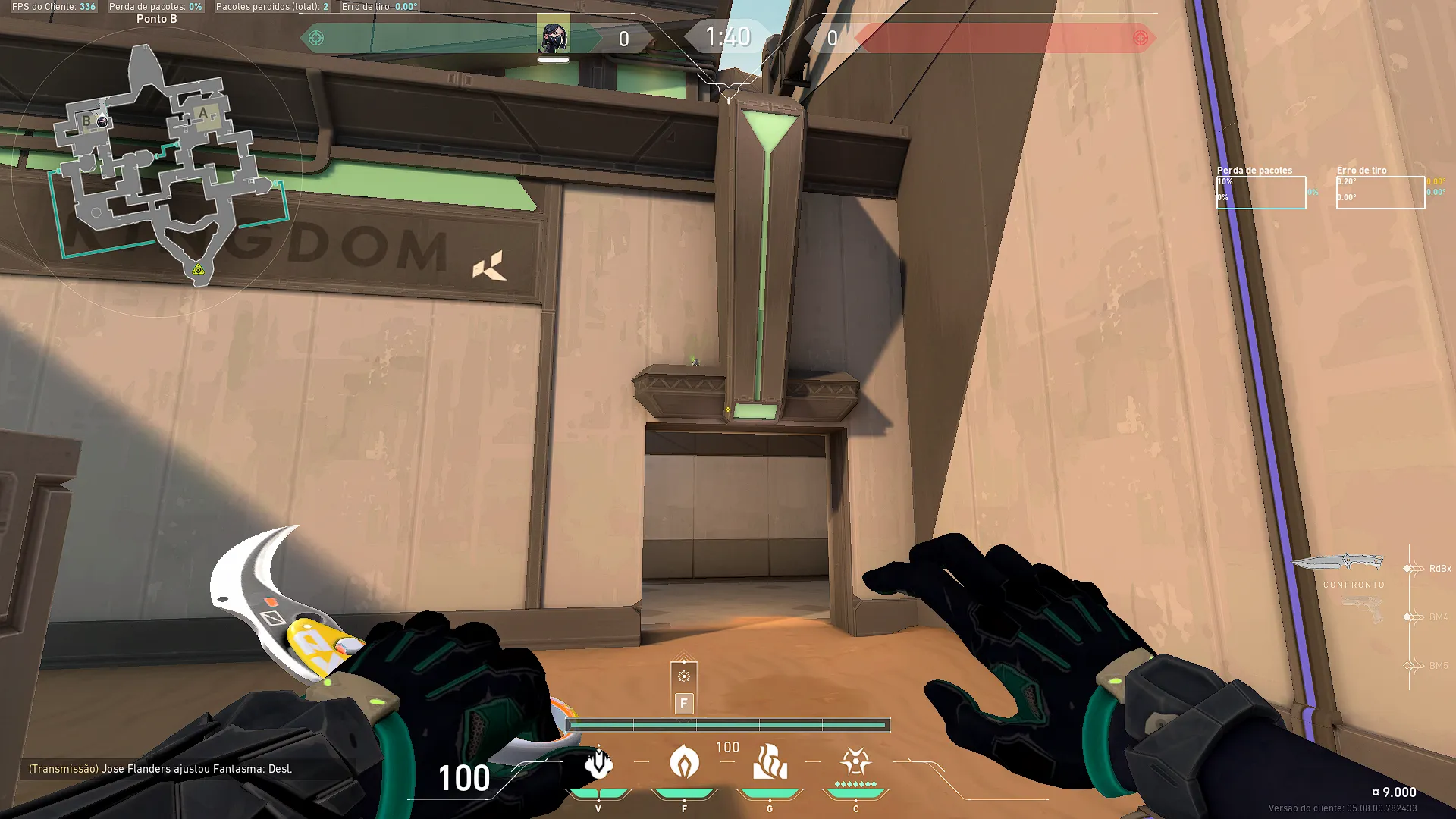 Viper Poison Cloud on Bind Defense Site B — step 3 of 4: Aim — line up the shot