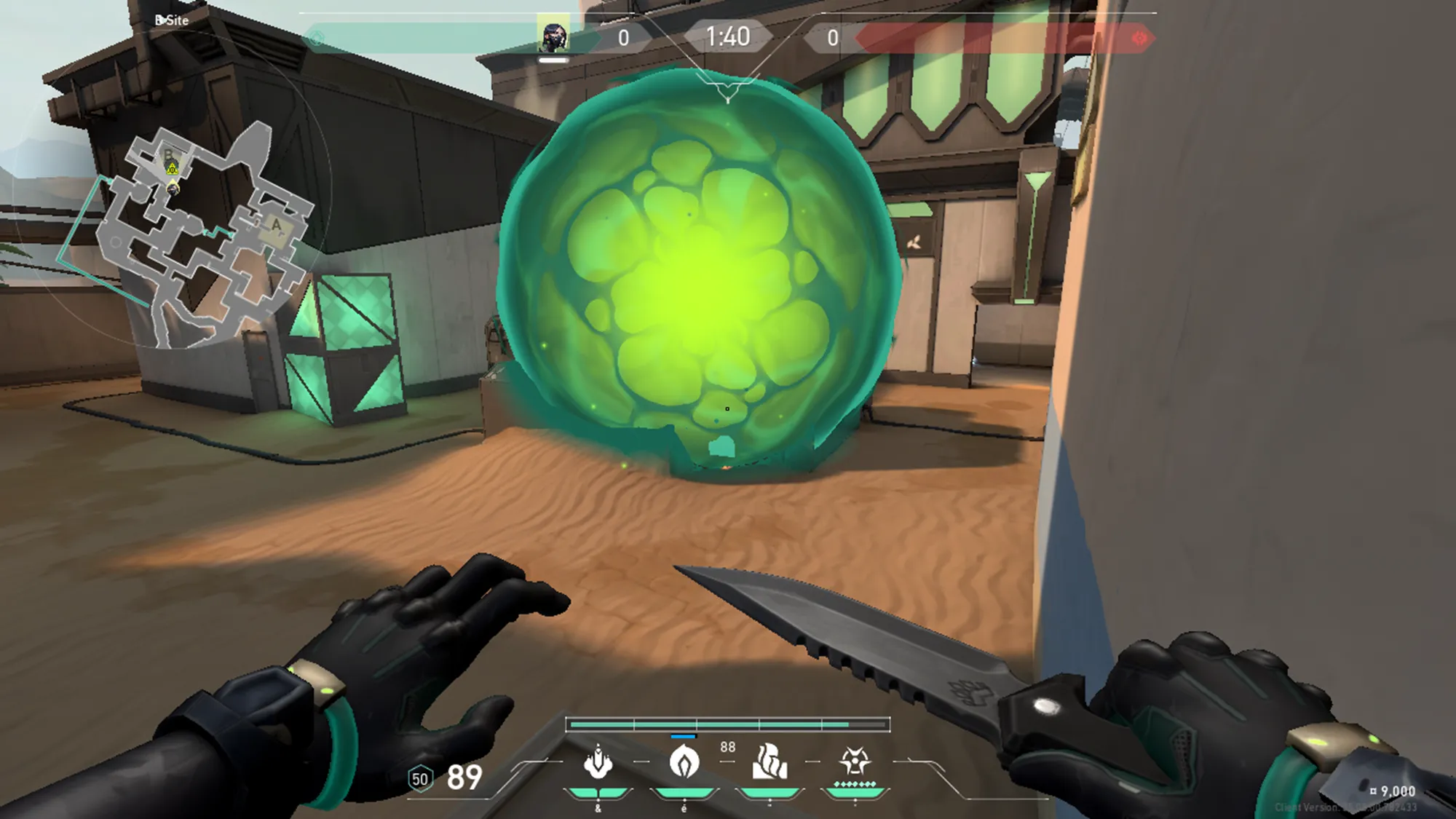 Viper Poison Cloud on Bind Defense Site B — step 3 of 3: Result