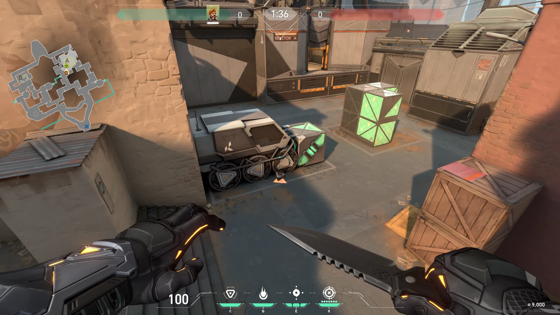 A Site Truck Default Lineup From Lobby — Brimstone lineup on Bind