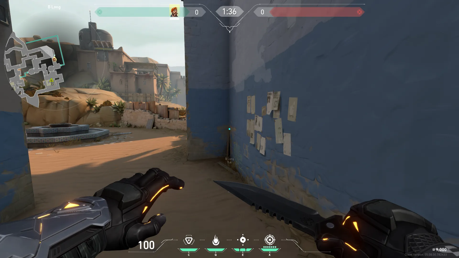Brimstone Incendiary on Bind Attack Site B — step 2 of 4: Aim — line up the shot