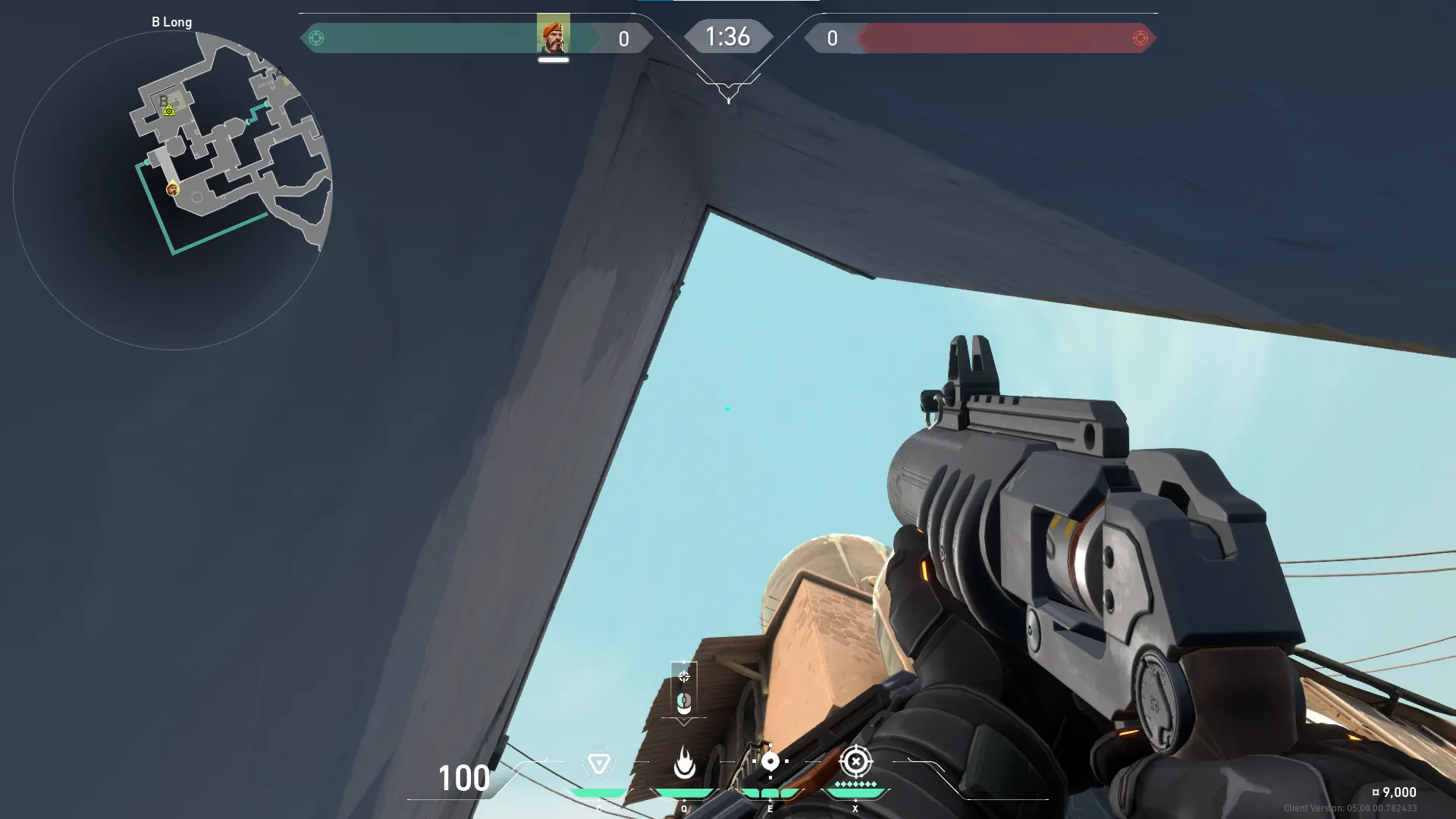Brimstone Incendiary on Bind Attack Site B — step 3 of 4: Aim — line up the shot