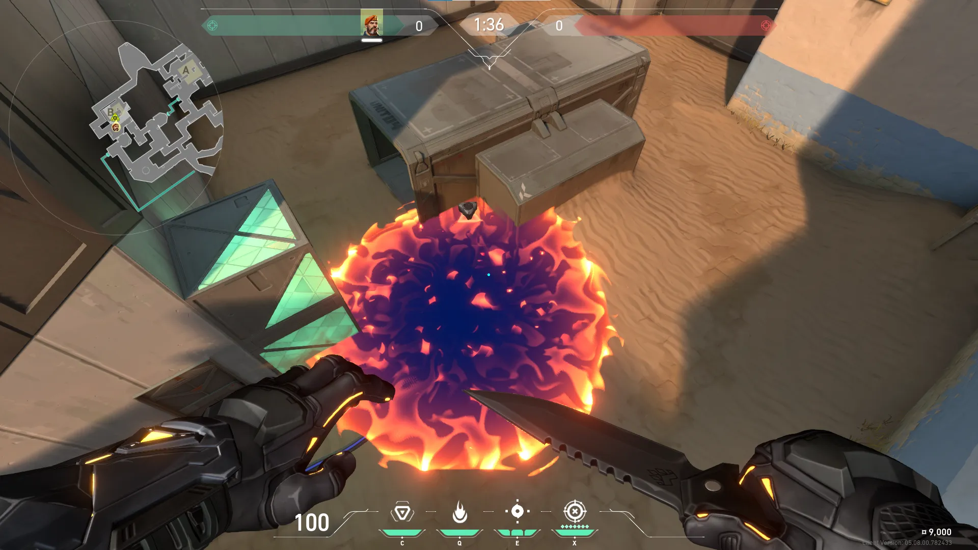 Brimstone Incendiary on Bind Attack Site B — step 4 of 4: Result