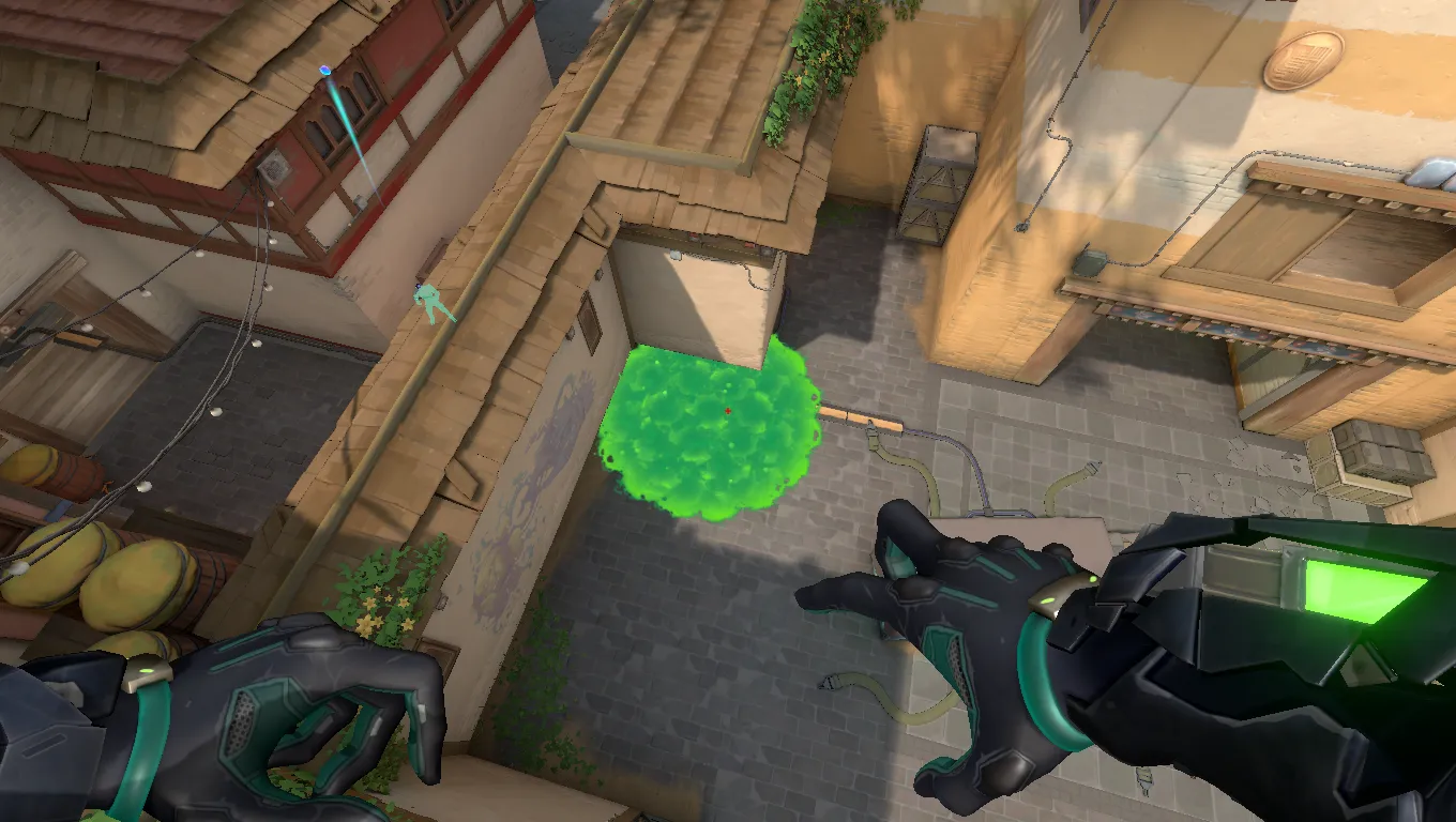 Viper Snake Bite on Haven Defense Site A — step 3 of 5: Aim — line up the shot