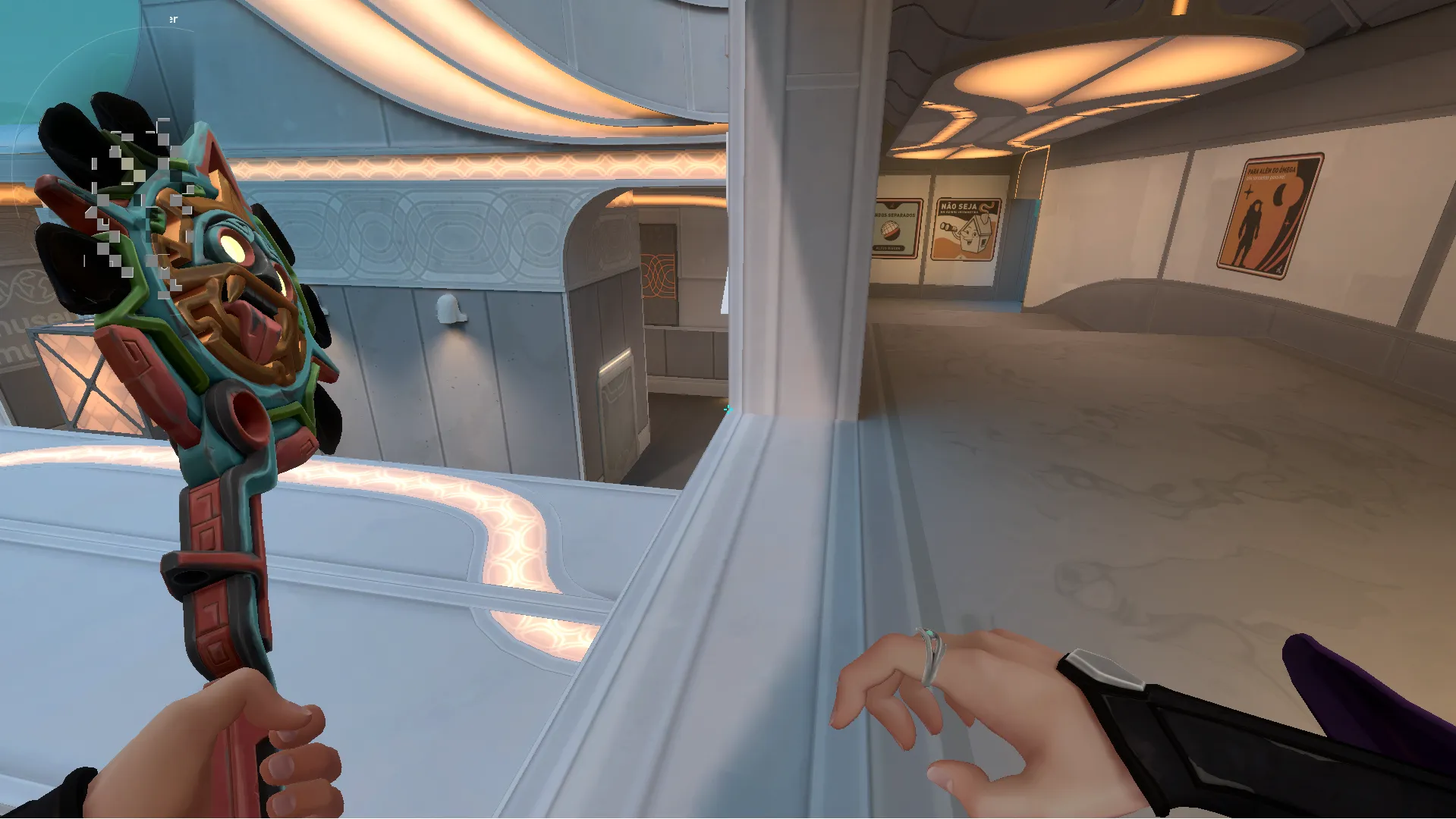 Sage Barrier Orb on Pearl Defense Site B — step 2 of 3: Aim — line up the shot