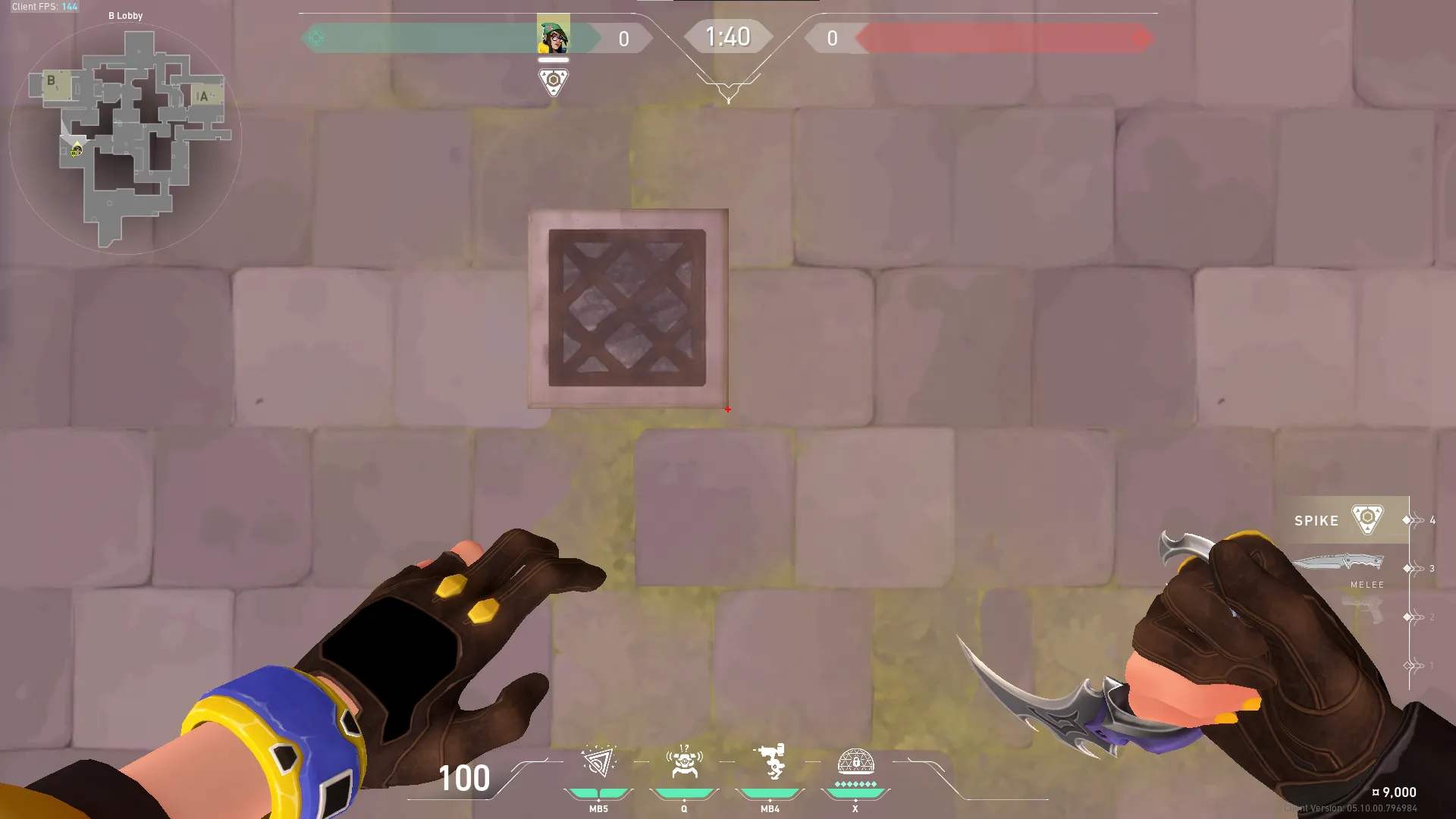 Killjoy Nade to Clean Canoe Stairs for B Site Execute Ascent (from B Lobby) — Killjoy lineup on Ascent