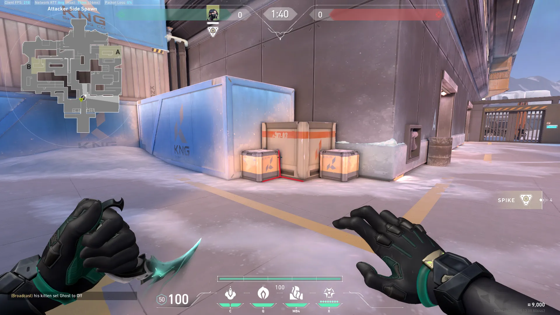 Viper Snake Bite on Icebox Defense Site B — step 4 of 6: Aim — line up the shot