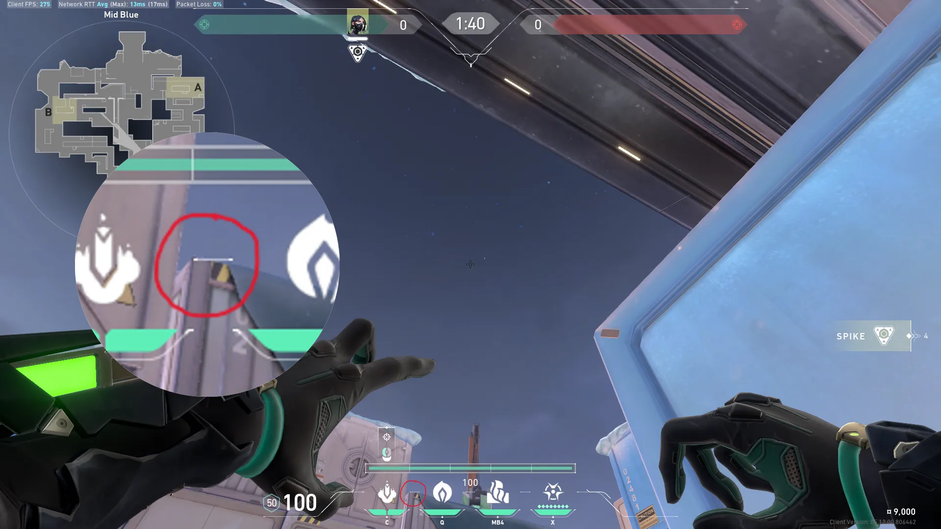 Viper Snake Bite on Icebox Defense Site B — step 5 of 6: Aim — line up the shot