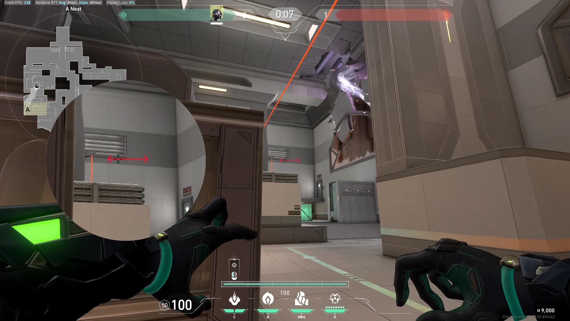 Viper Snake Bite on Icebox Defense Site A — step 2 of 3: Aim — line up the shot