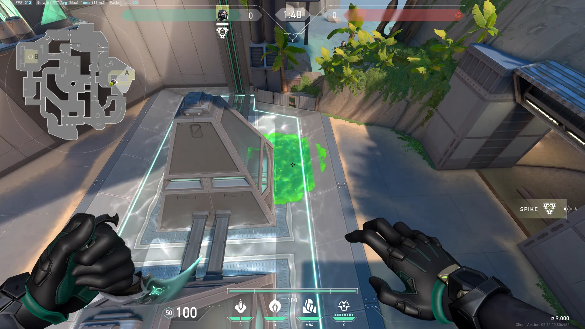 Viper Snake Bite on Breeze Defense Site A — step 7 of 8: Aim — line up the shot