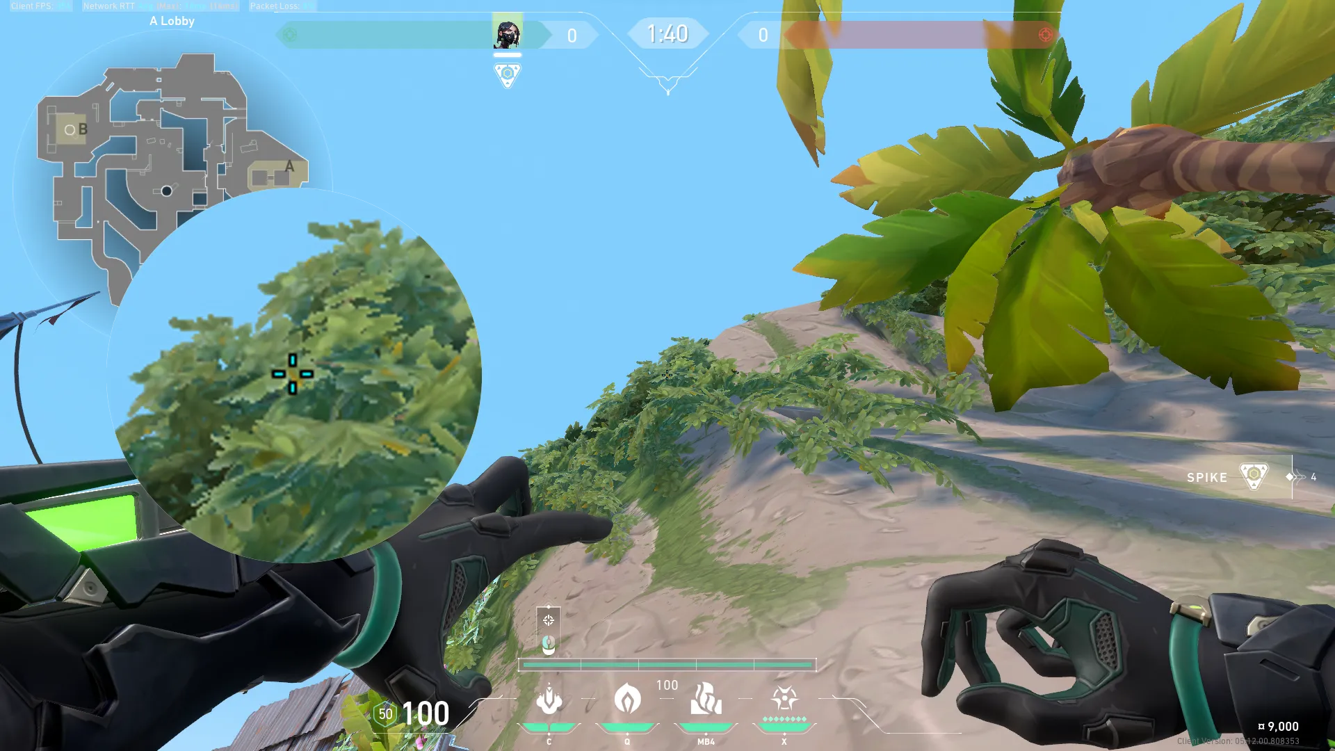 Viper Snake Bite on Breeze Attack Site A — step 3 of 4: Aim — line up the shot