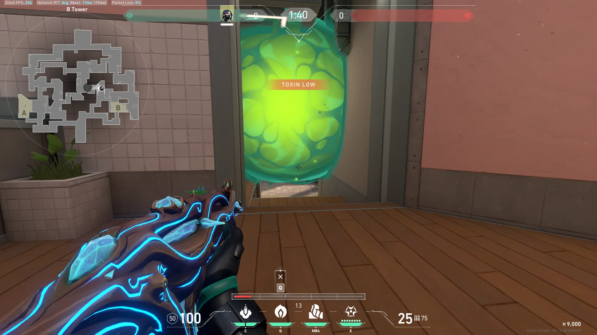 Viper Poison Cloud on Split Attack Mid — step 4 of 4: Result