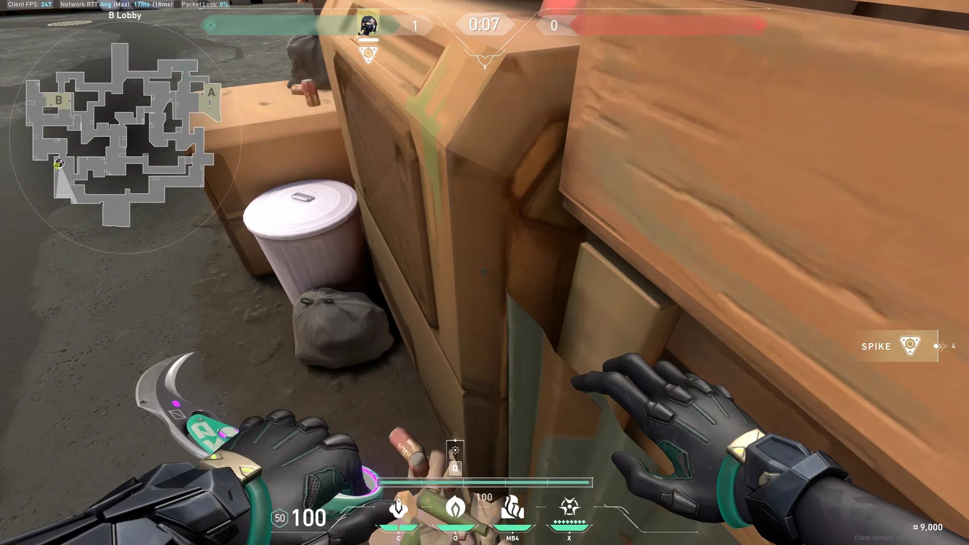 Viper Poison Cloud on Split Attack Site B — step 2 of 5: Aim — line up the shot