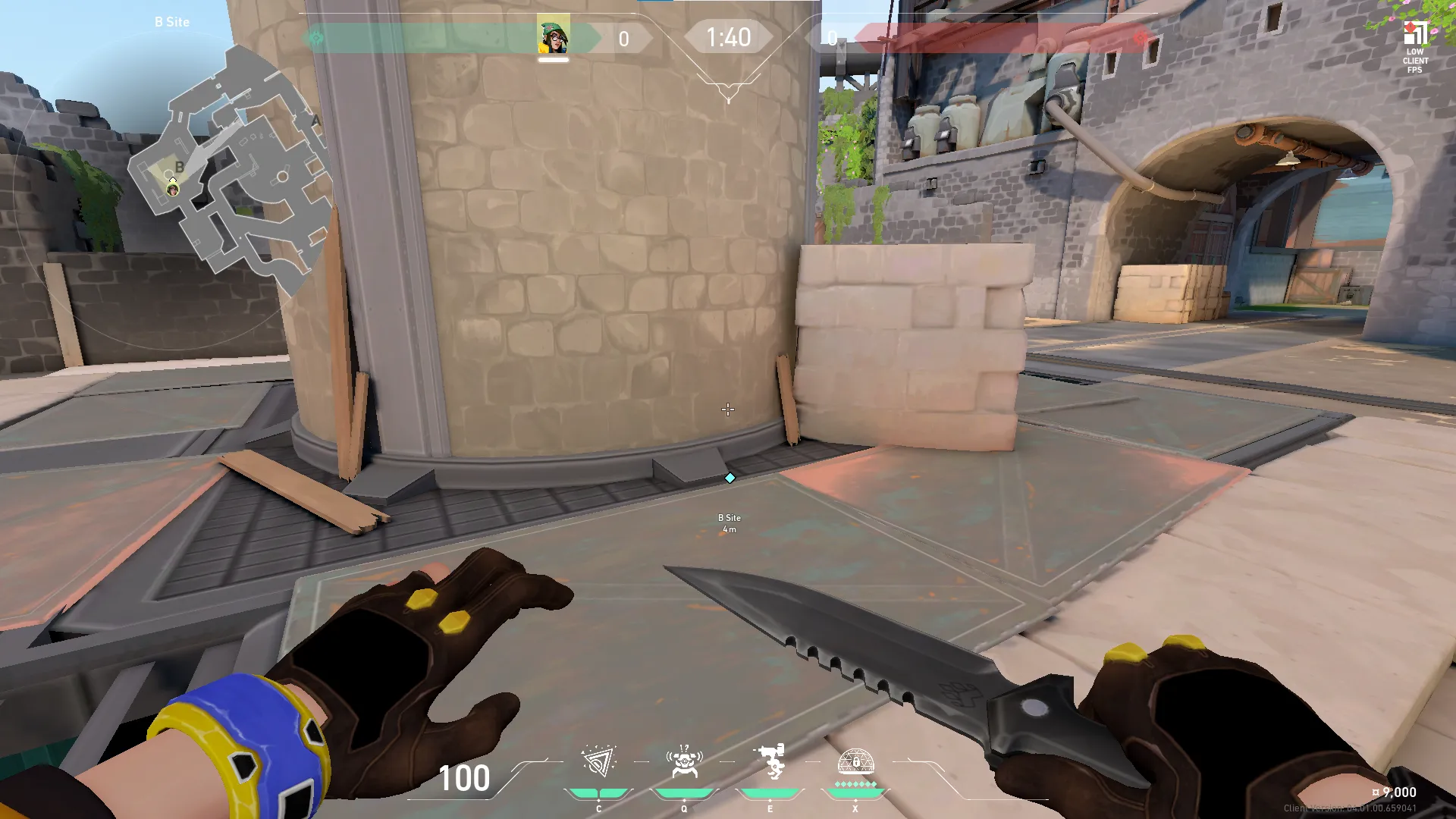 Hidden Plant or Defuse Prevention — Killjoy lineup on Breeze