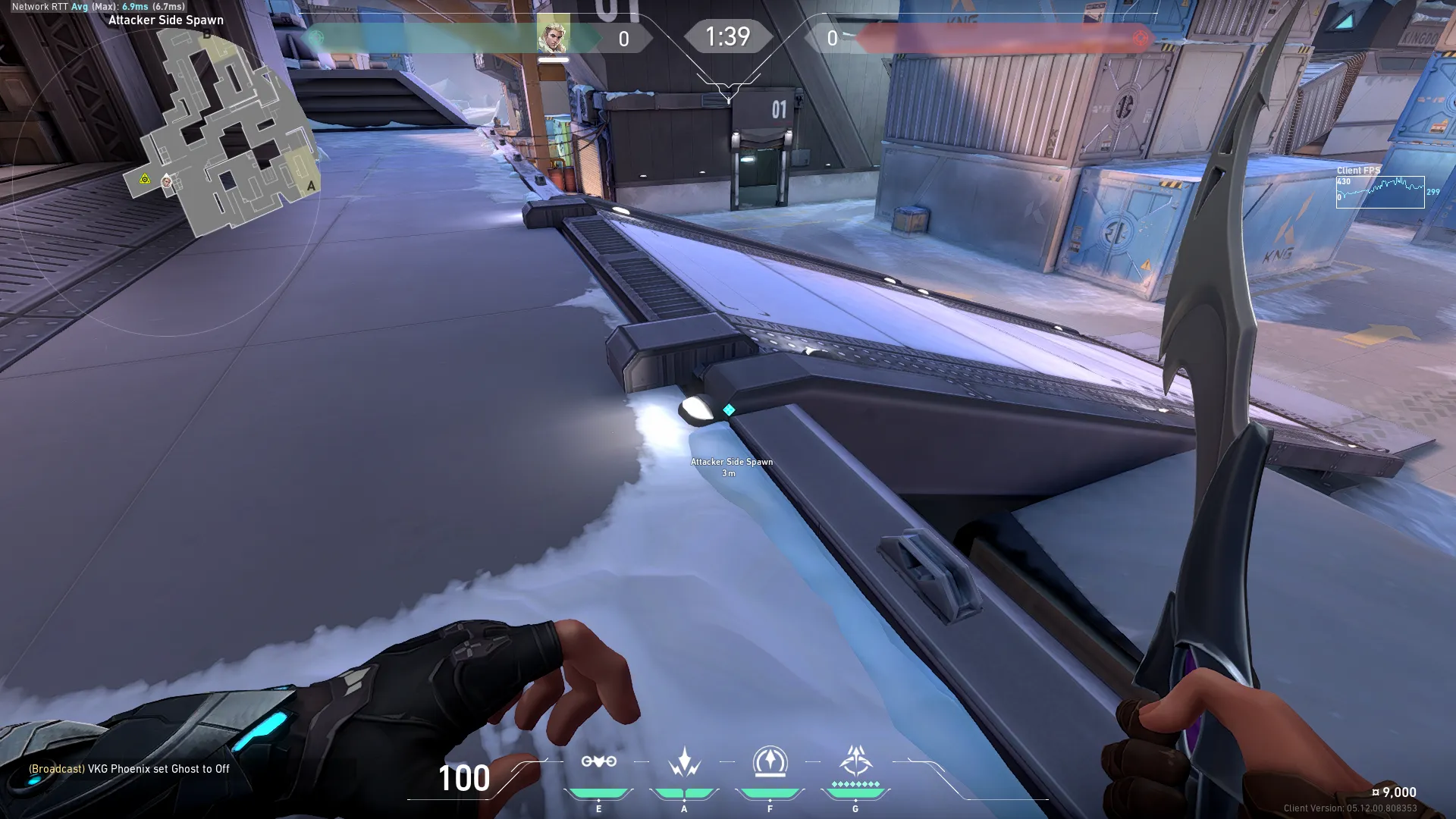 Reconing B From Spawn — Sova lineup on Icebox
