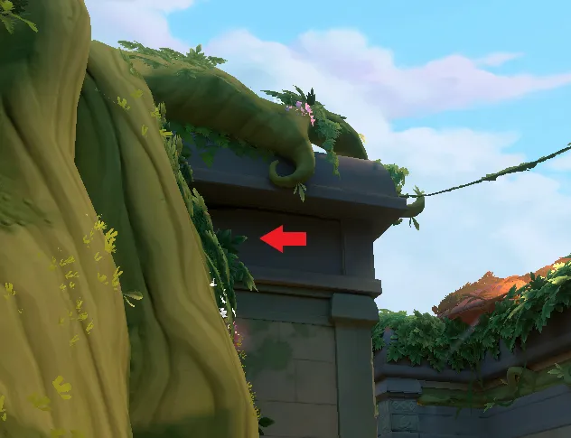 Viper Snake Bite on Lotus Attack Site A — step 2 of 4: Aim — line up the shot