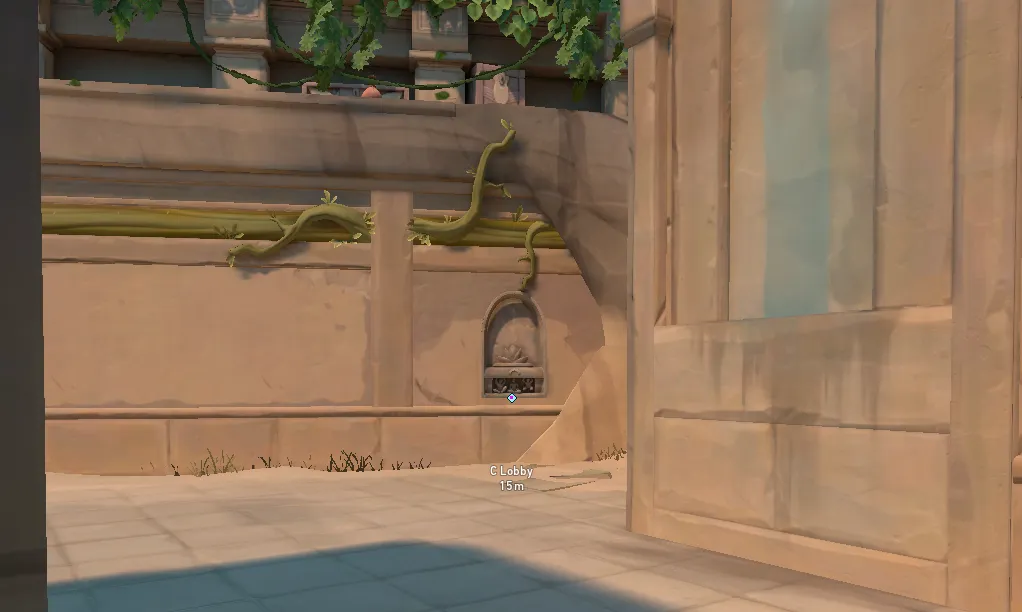 C Site Post-plant Snakebite (from C Lobby) #3 — Viper lineup on Lotus