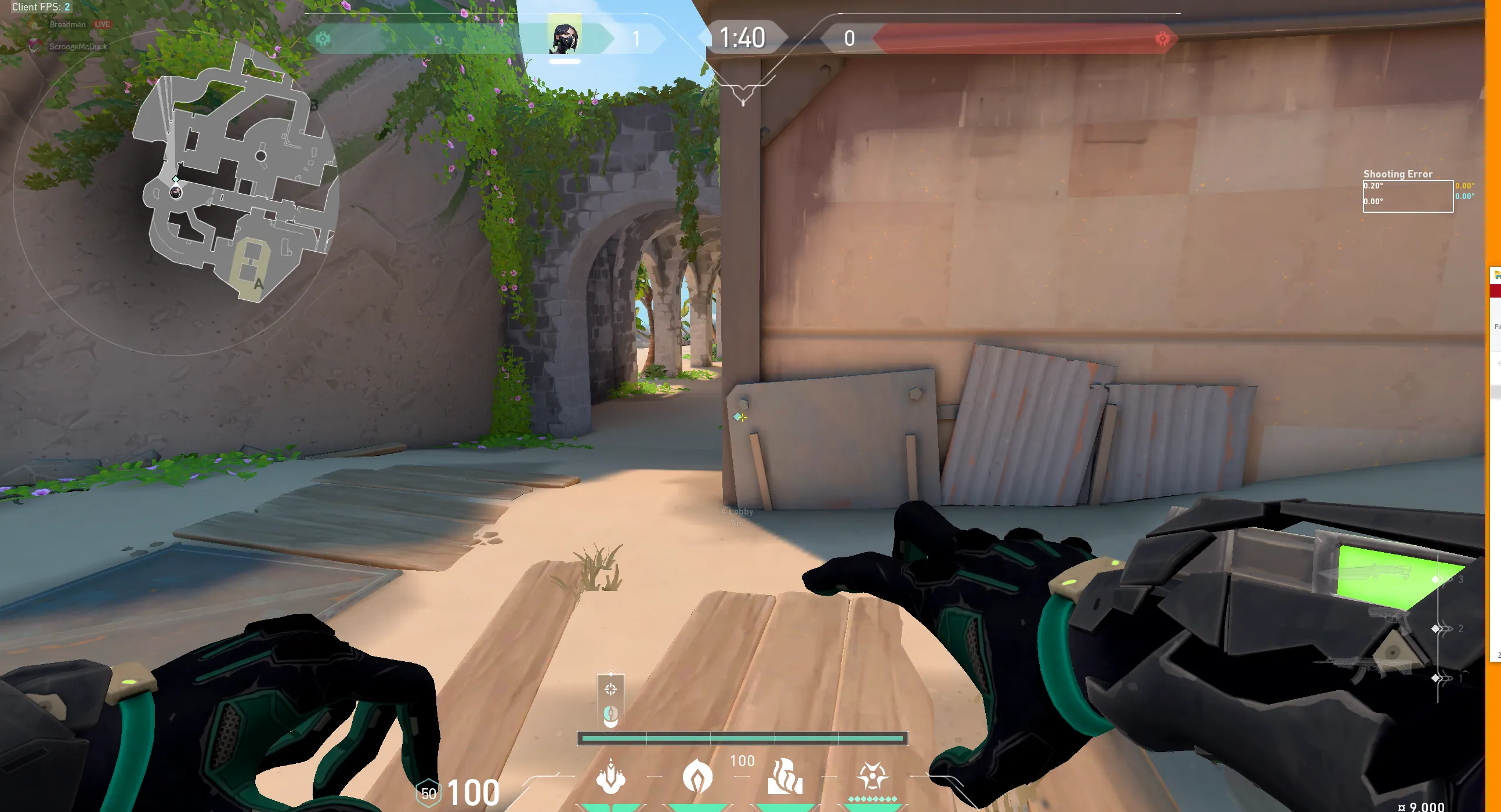 A Lobby to A Default — Viper lineup on Breeze