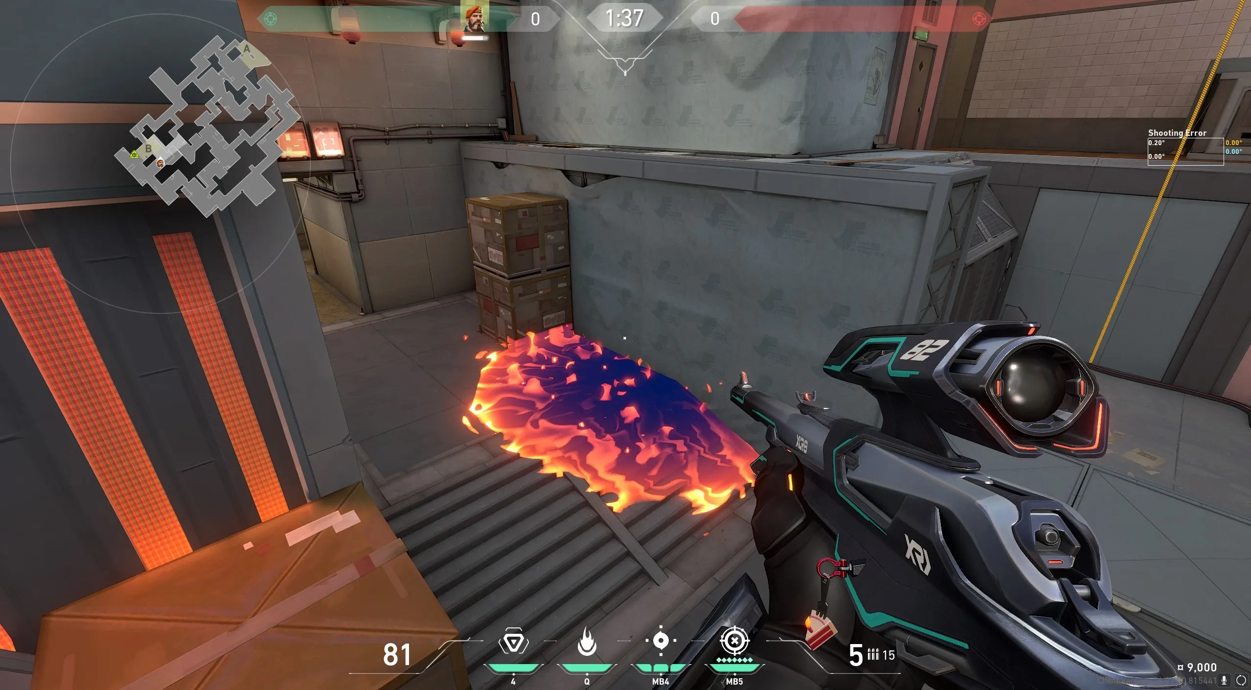 Brimstone Incendiary on Split Defense Site B — step 4 of 4: Result