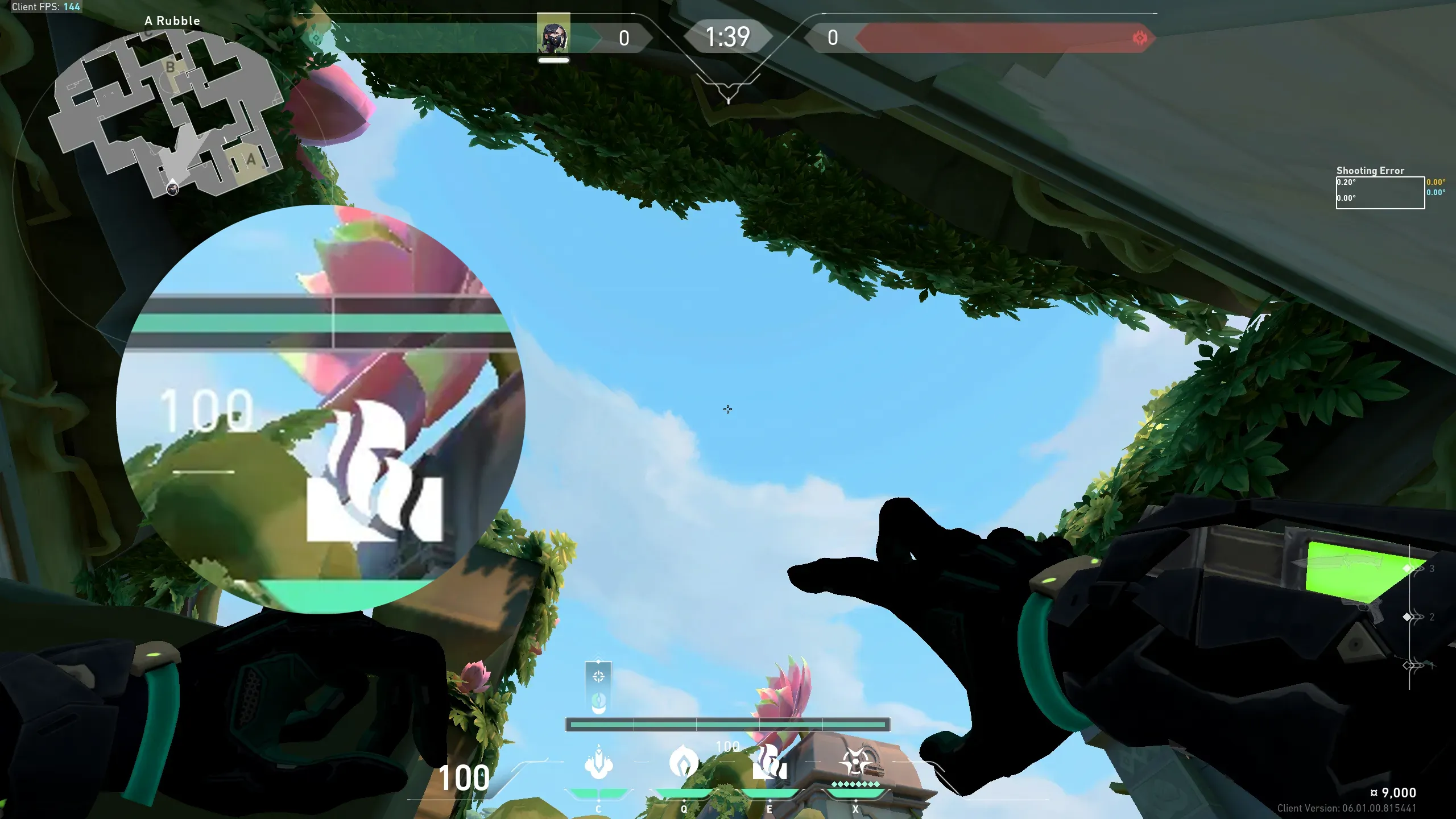 Viper Snake Bite on Lotus Attack Site B — step 2 of 4: Aim — line up the shot