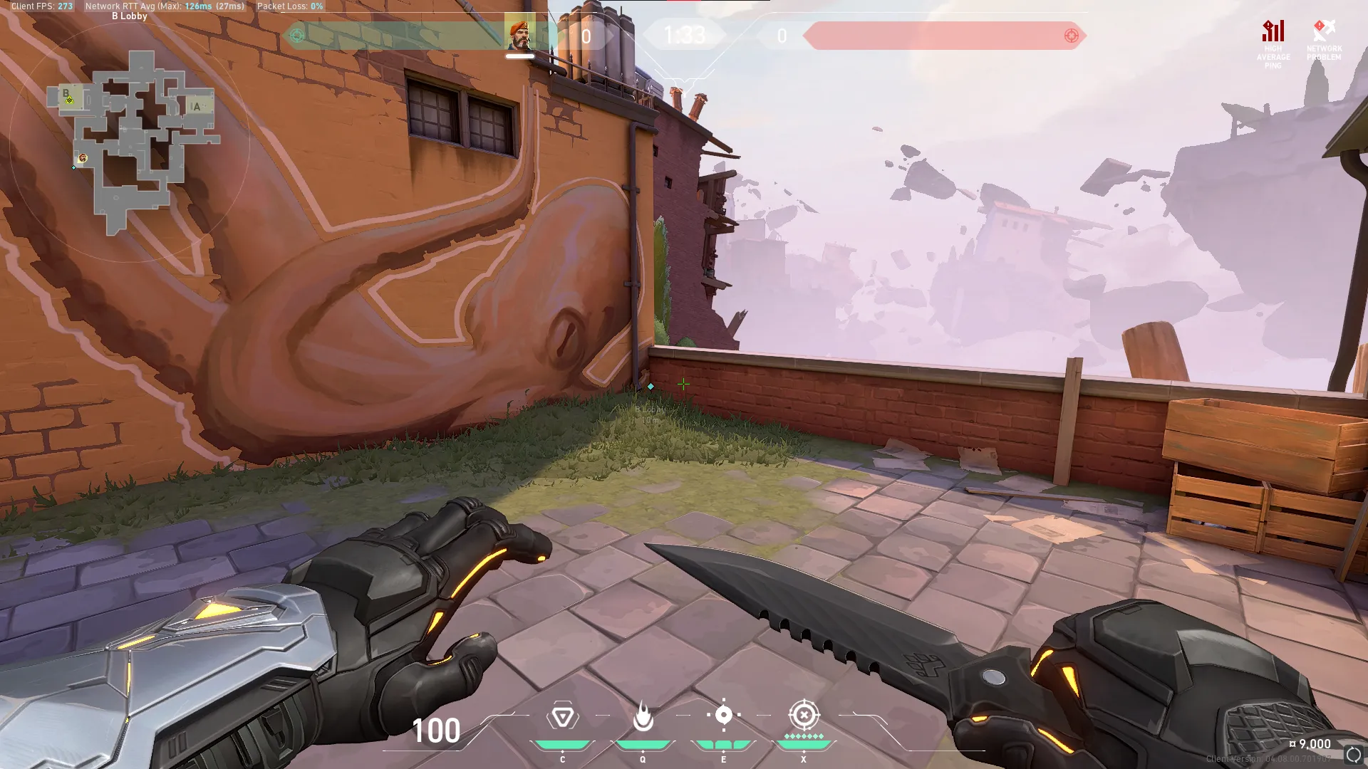 B Triples Denial from Lobby — Brimstone lineup on Ascent