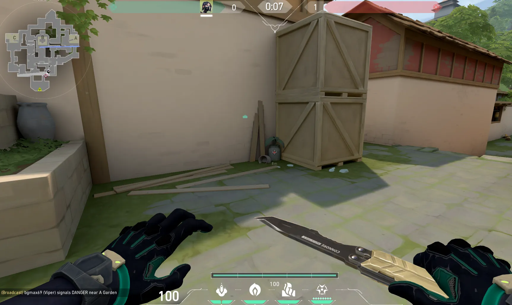 how to Clear the Window — Viper lineup on Haven