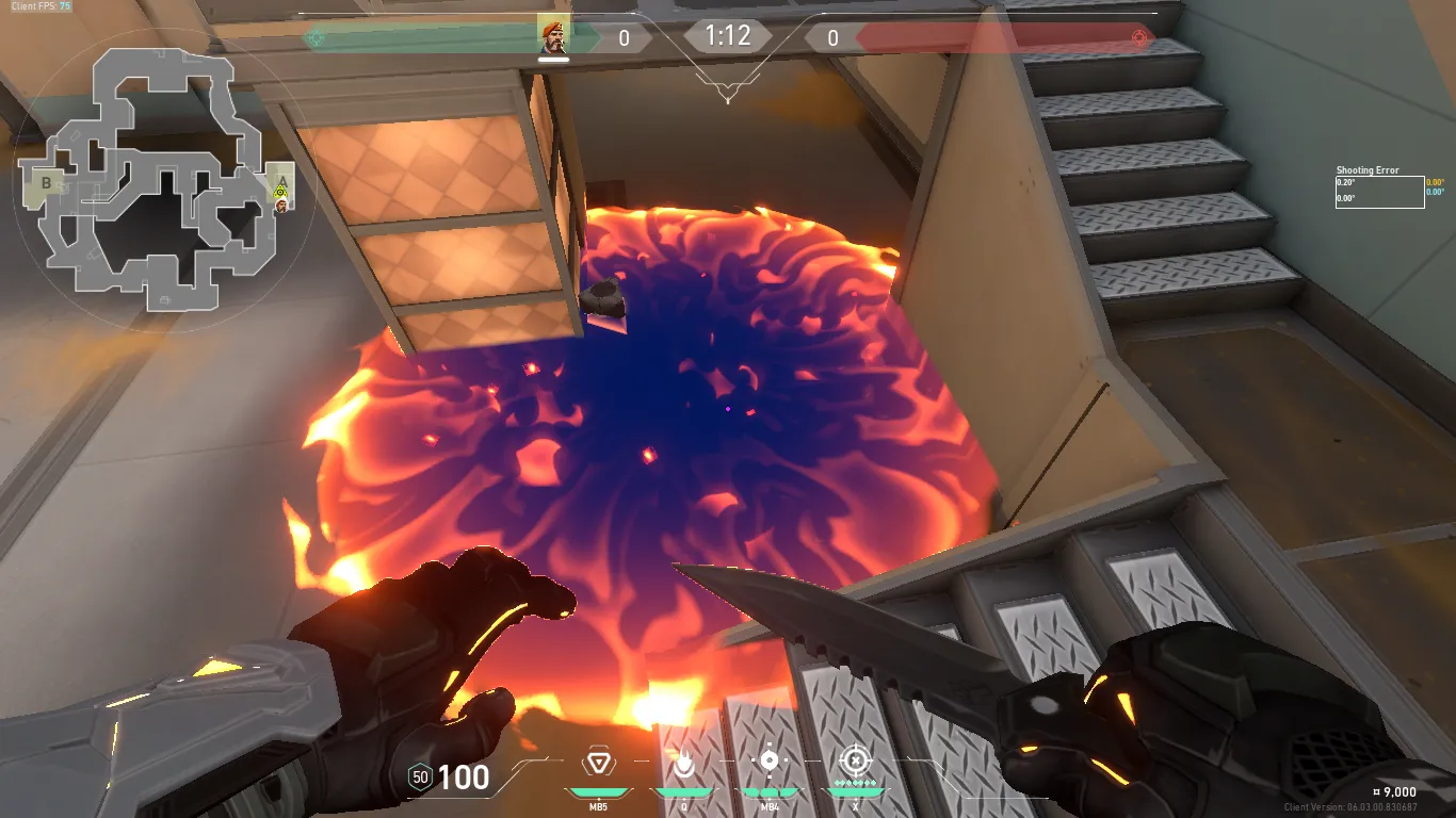 Brimstone Incendiary on Fracture Attack Site A — step 3 of 3: Result